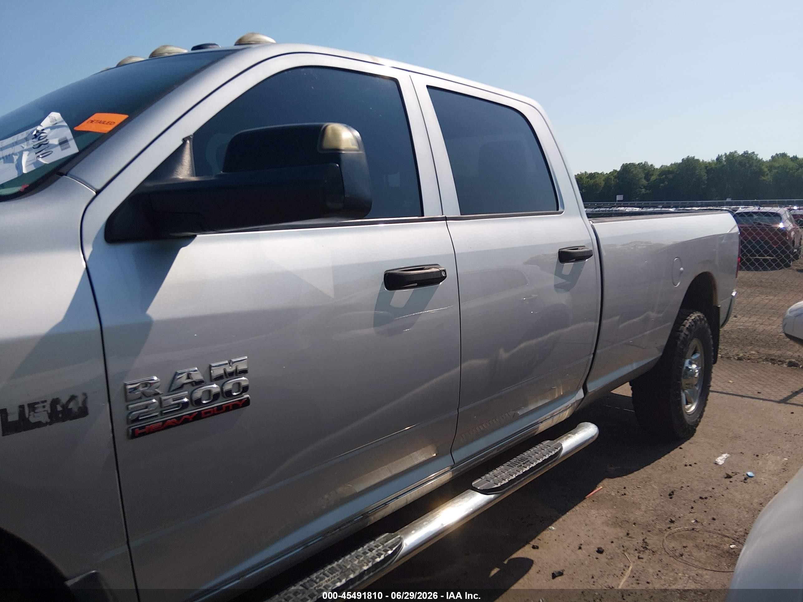 2014 Ram 2500 Tradesman Silver vin: 3C6UR5HJ8EG254342