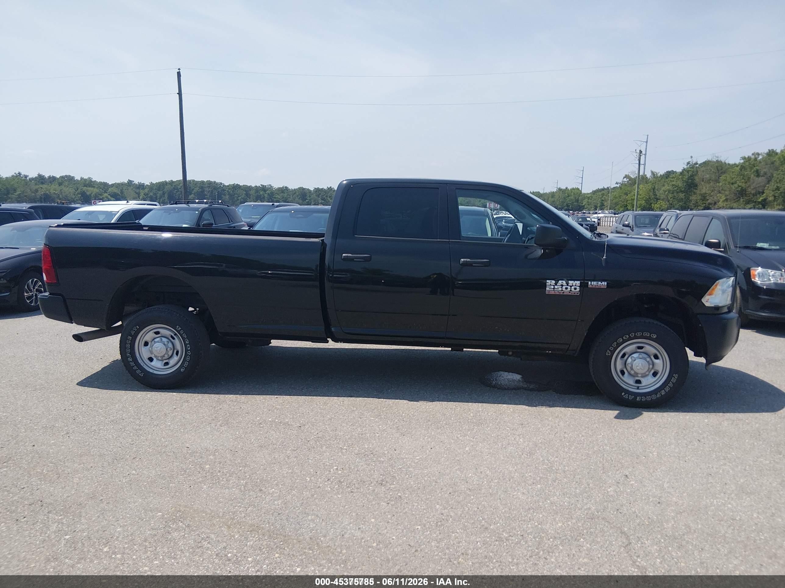 2015 Ram 2500 Tradesman Black vin: 3C6UR5HJ8FG691453