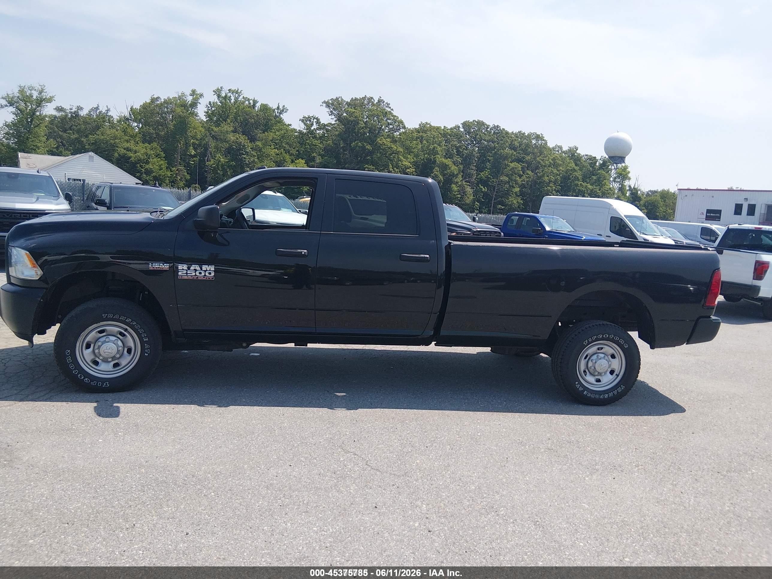 2015 Ram 2500 Tradesman Black vin: 3C6UR5HJ8FG691453