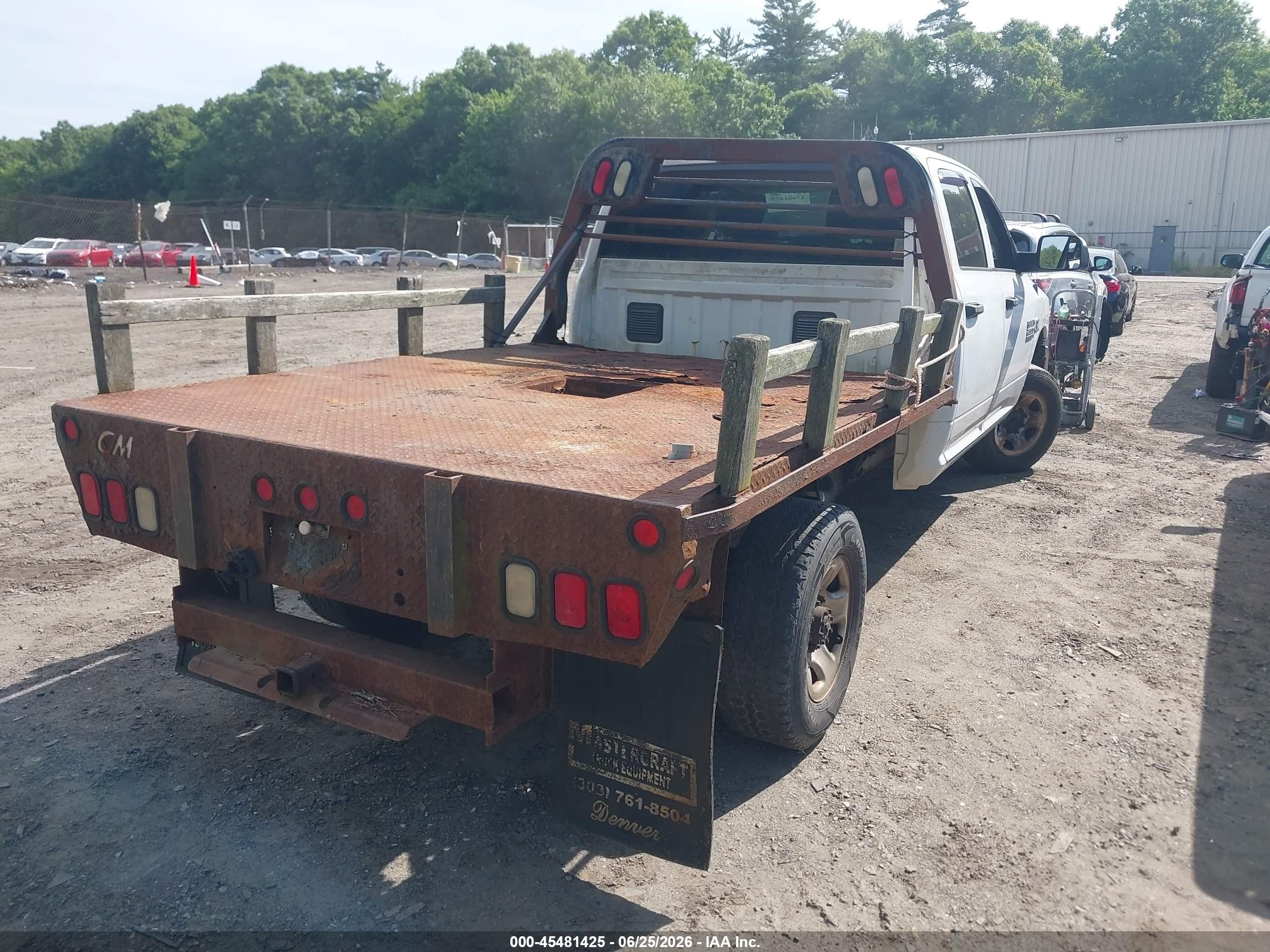 2013 Ram 2500 Tradesman White vin: 3C6UR5HL8DG612152