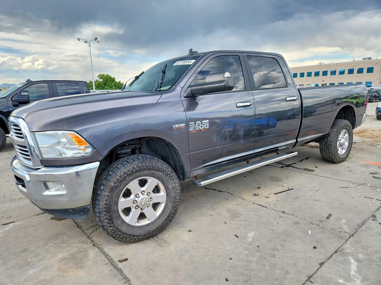 2015 Ram 2500 Slt Gray vin: 3C6UR5JJ9FG646676