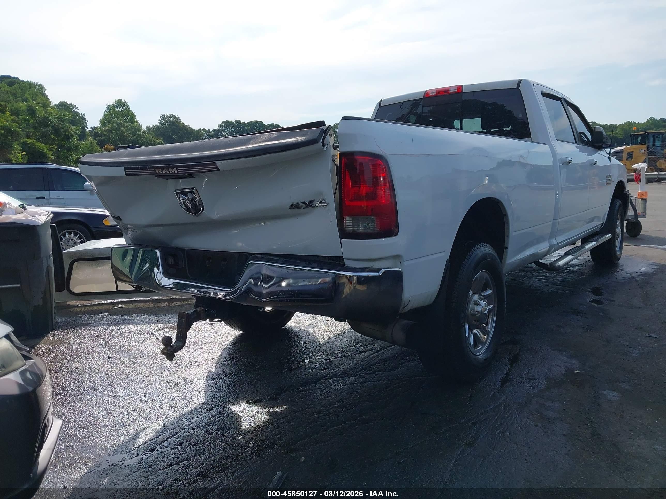 2015 Ram 2500 Slt White vin: 3C6UR5JL0FG509742