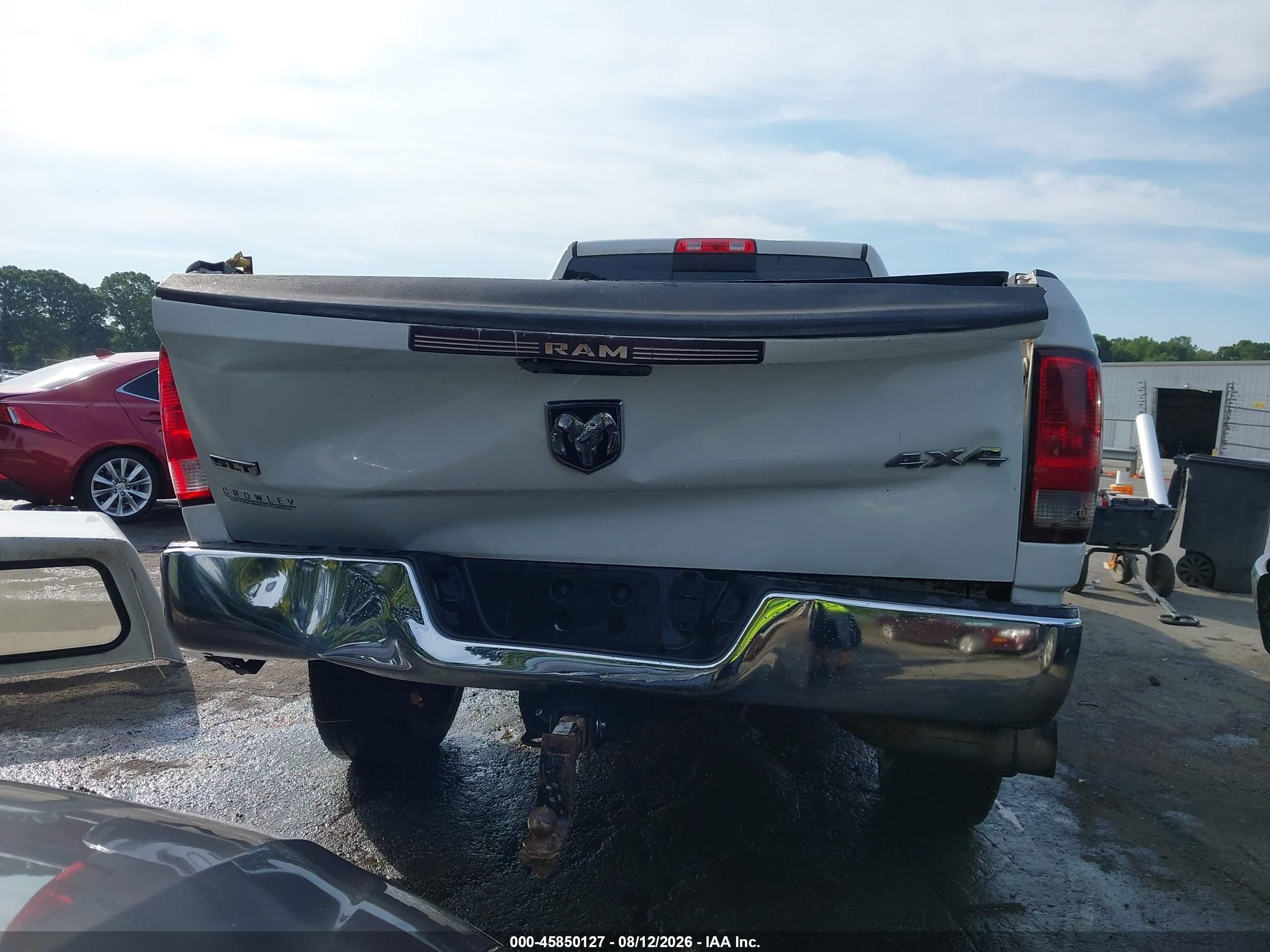 2015 Ram 2500 Slt White vin: 3C6UR5JL0FG509742