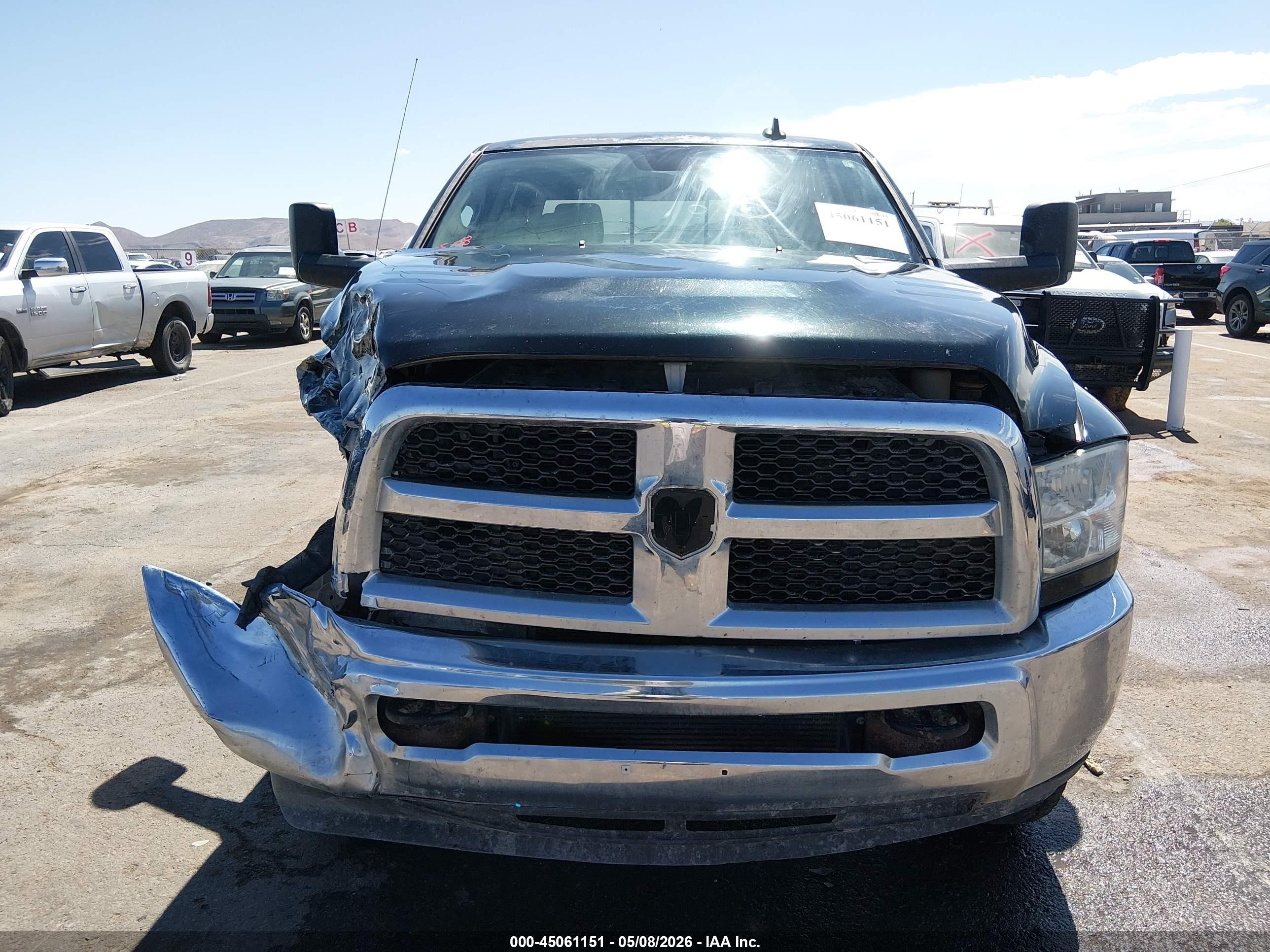 2015 Ram 2500 Slt Black vin: 3C6UR5JL3FG664298