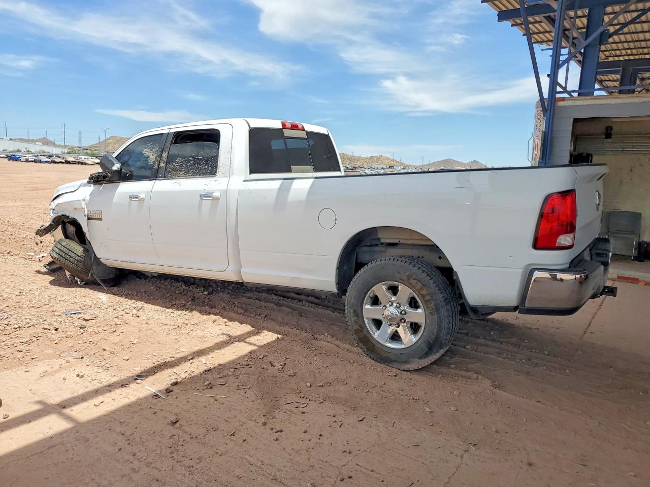 2015 Ram 2500 Slt White vin: 3C6UR5JL4FG587490
