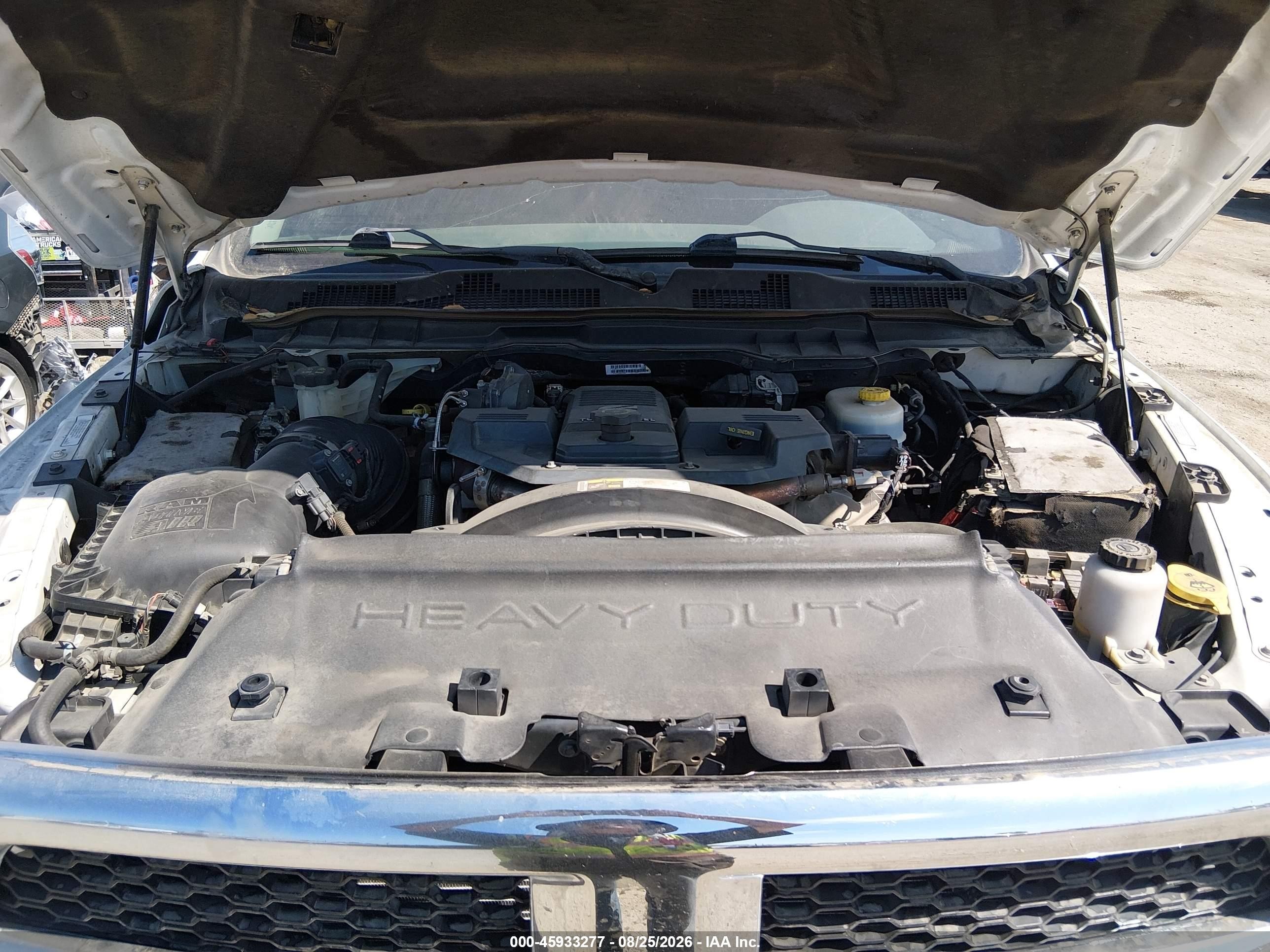 2013 Ram 2500 Slt White vin: 3C6UR5JL6DG538059