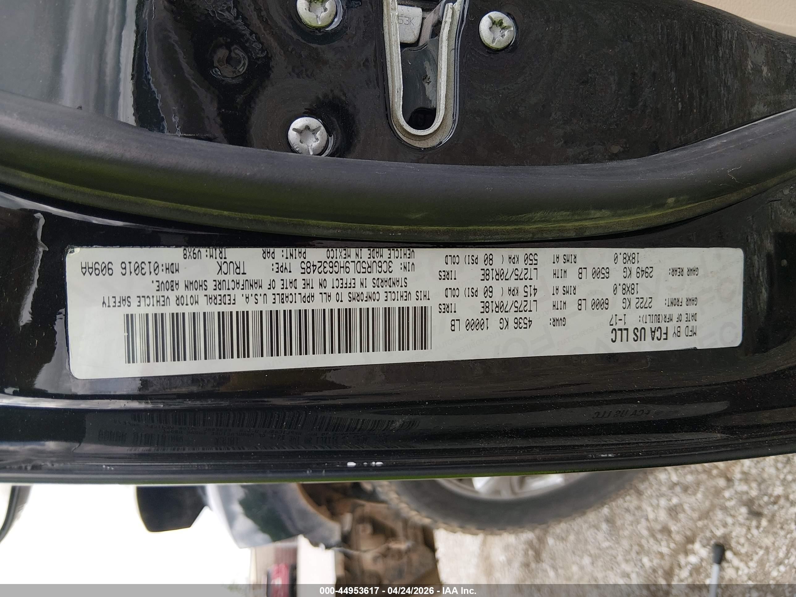 2014 Ram 2500 Lone Star Black vin: 3C6UR5JLXEG110674