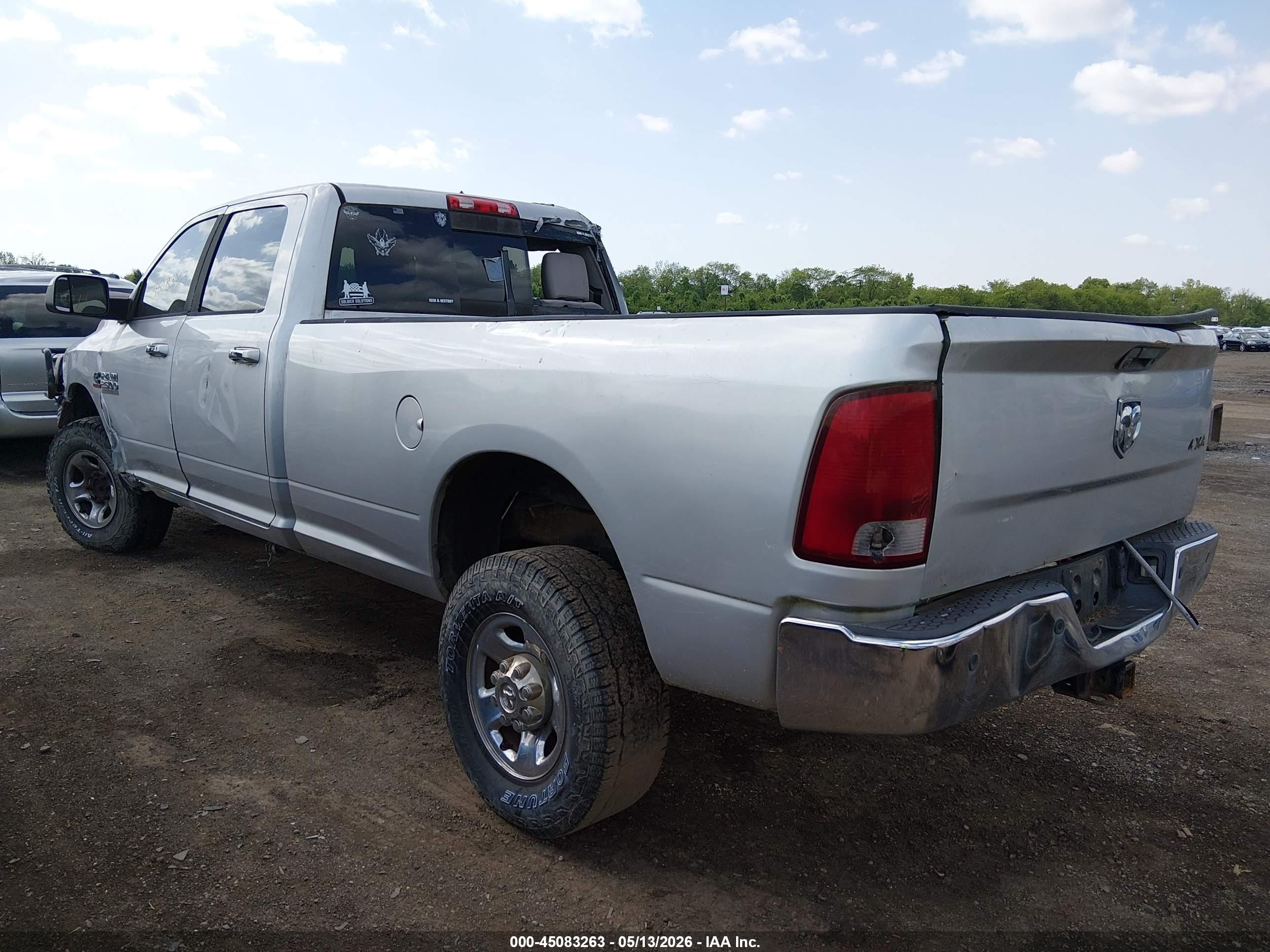2014 Ram 2500 Lone Star Серебряный vin: 3C6UR5JLXEG205882