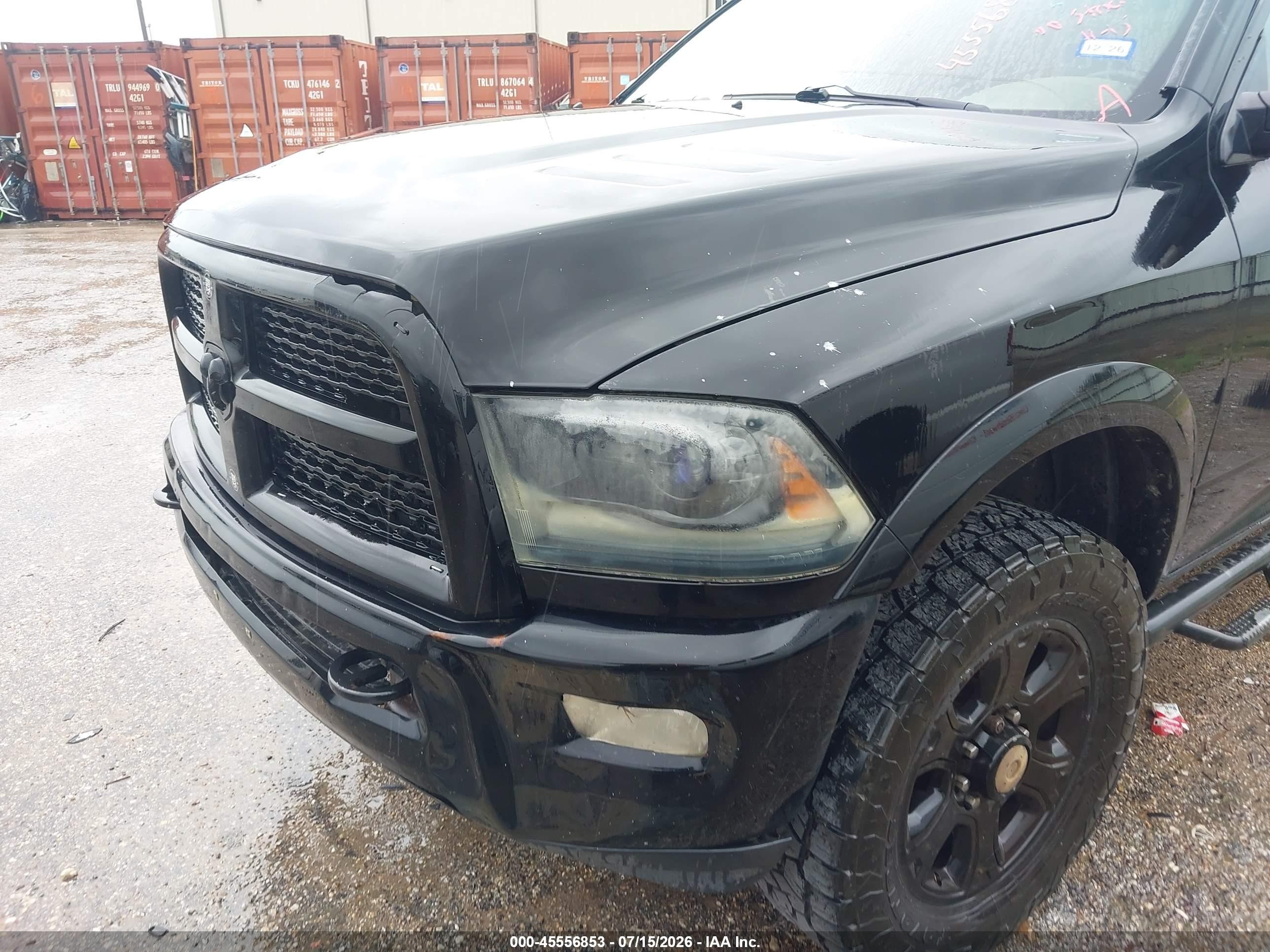 2015 Ram 2500 Laramie Черный vin: 3C6UR5KJXFG558993