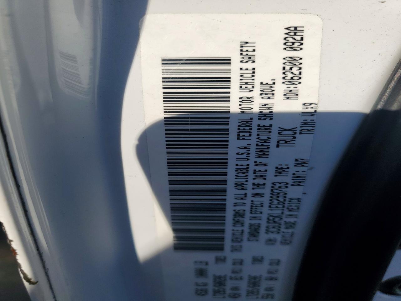 2014 Ram 2500 Laramie White vin: 3C6UR5KL1EG299763