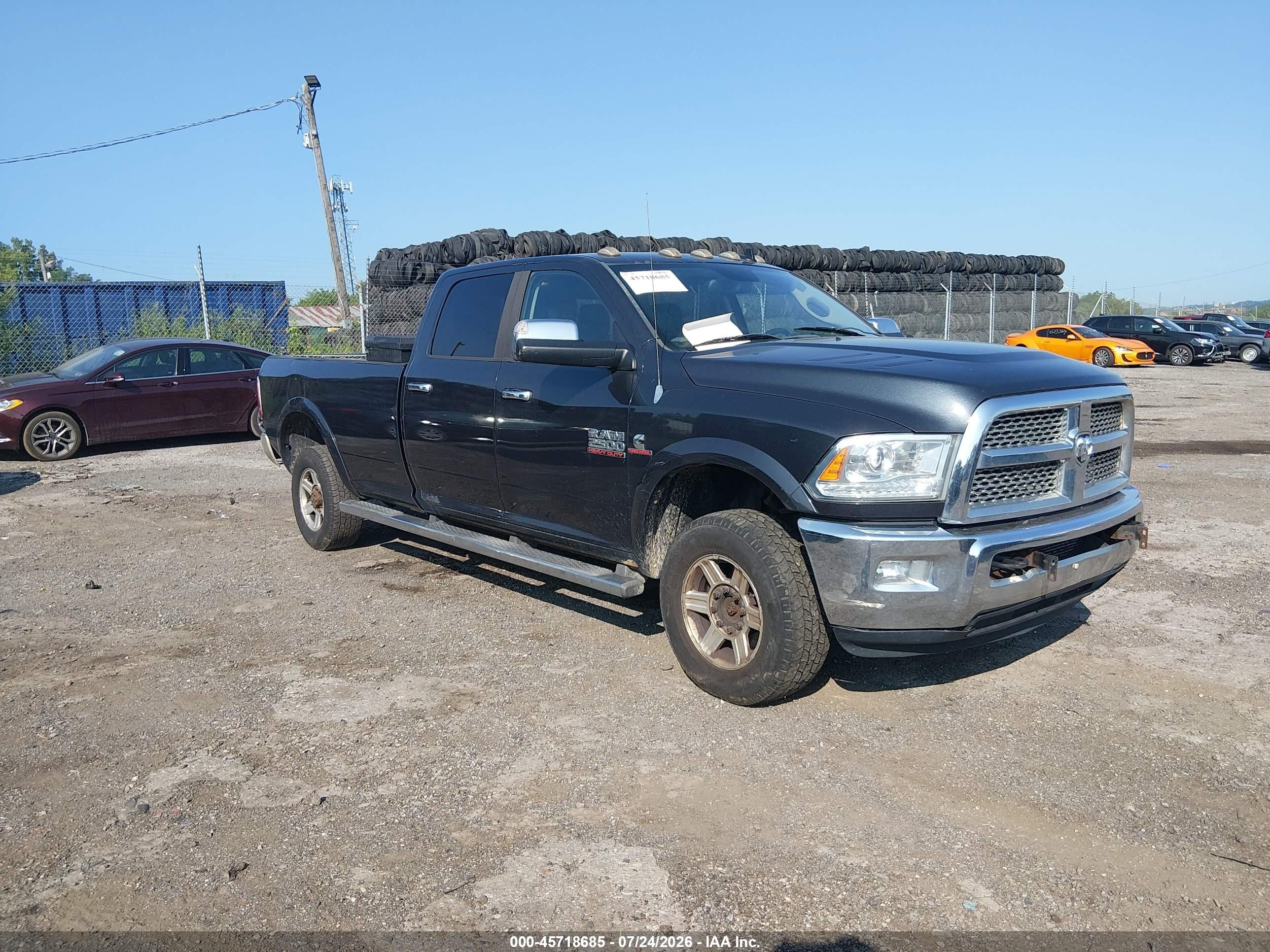2013 Ram 2500 Laramie Blue vin: 3C6UR5KL3DG560454