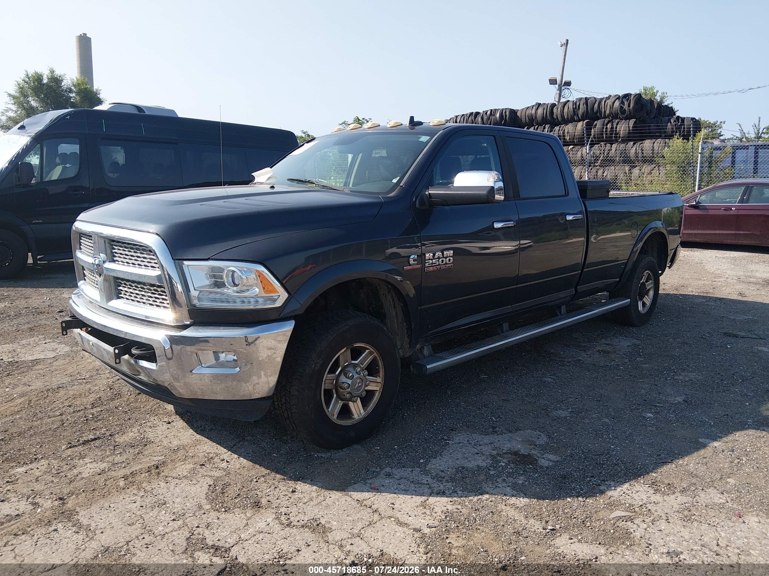 2013 Ram 2500 Laramie Blue vin: 3C6UR5KL3DG560454