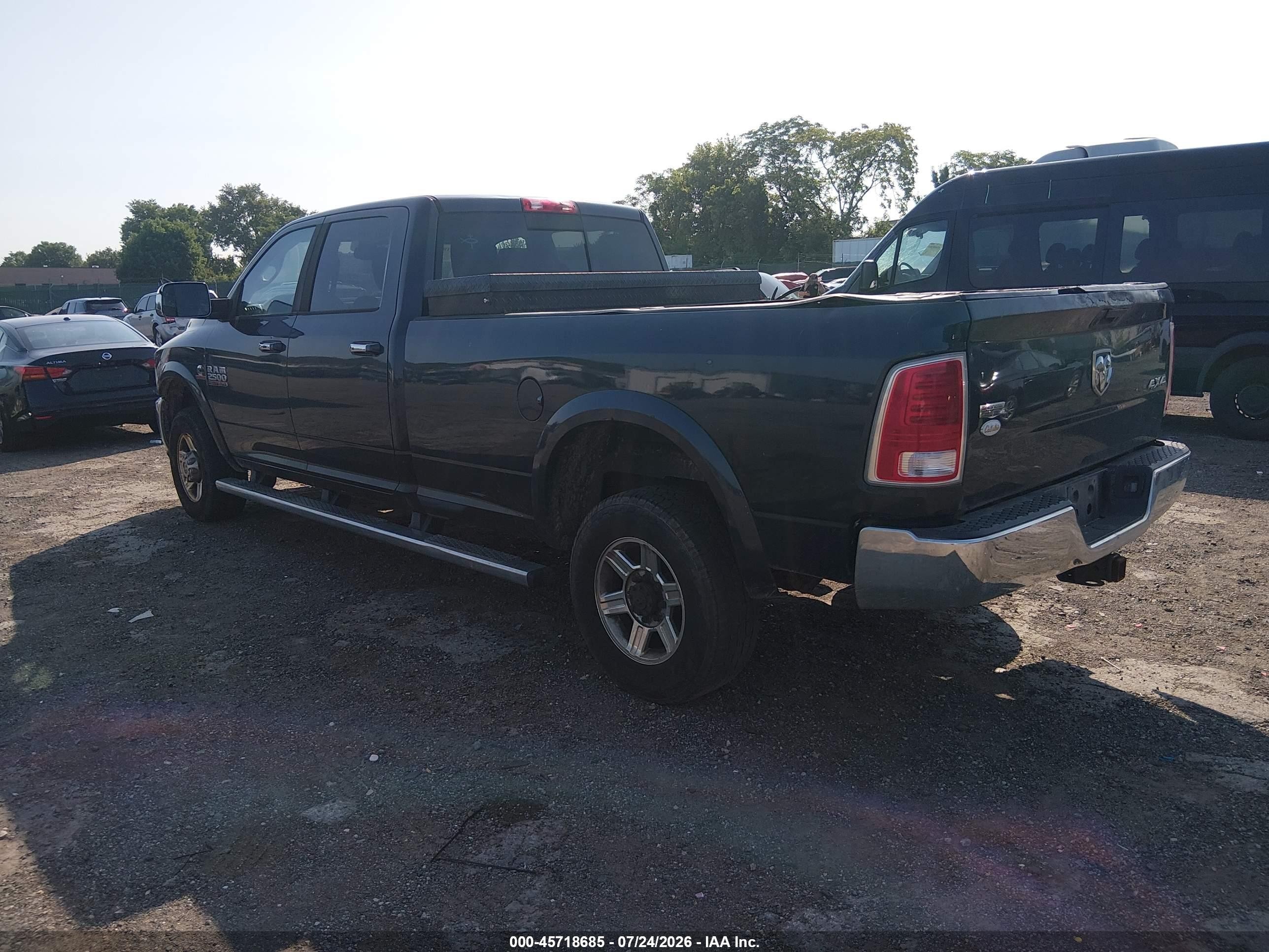2013 Ram 2500 Laramie Blue vin: 3C6UR5KL3DG560454