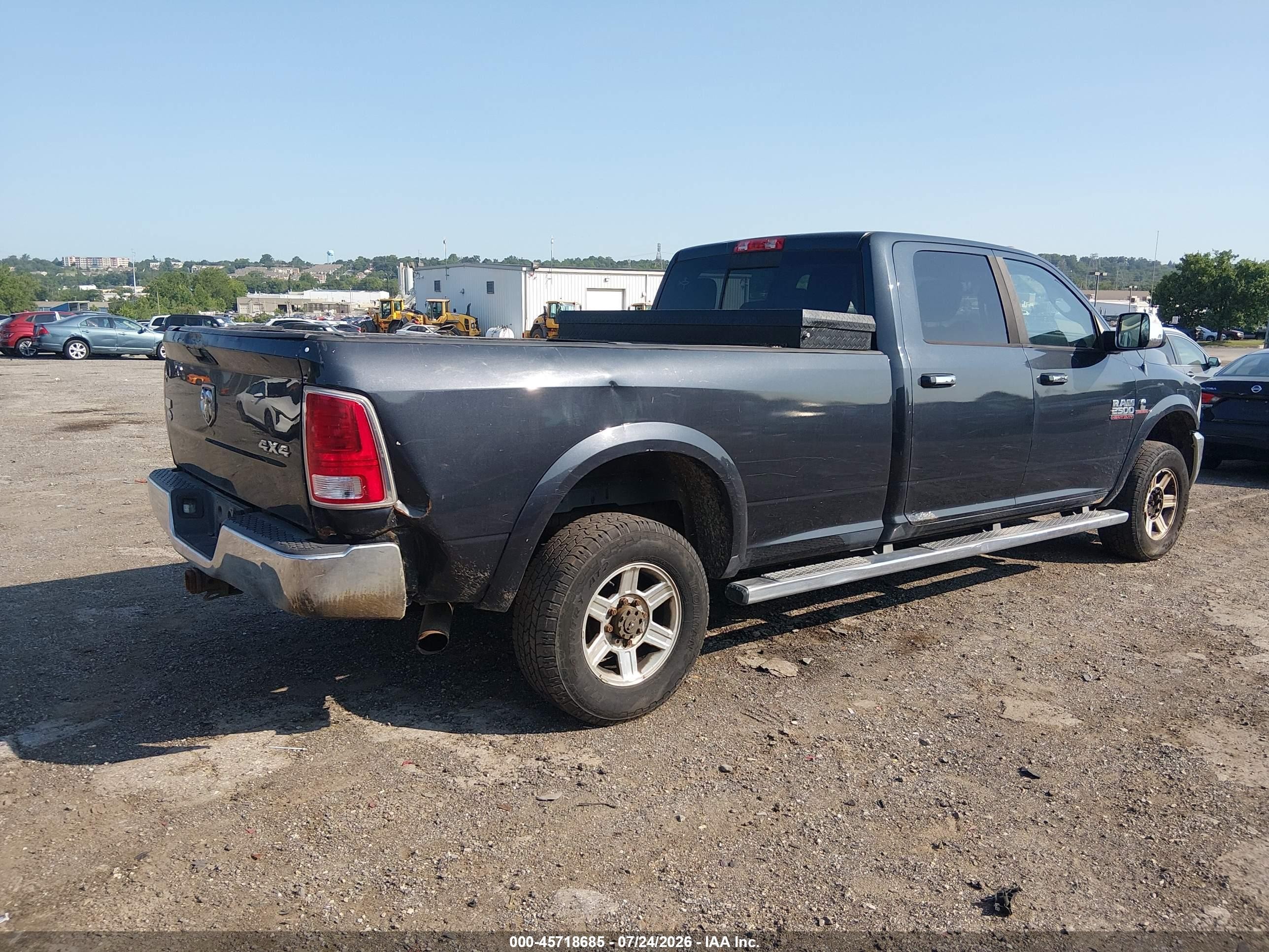 2013 Ram 2500 Laramie Blue vin: 3C6UR5KL3DG560454