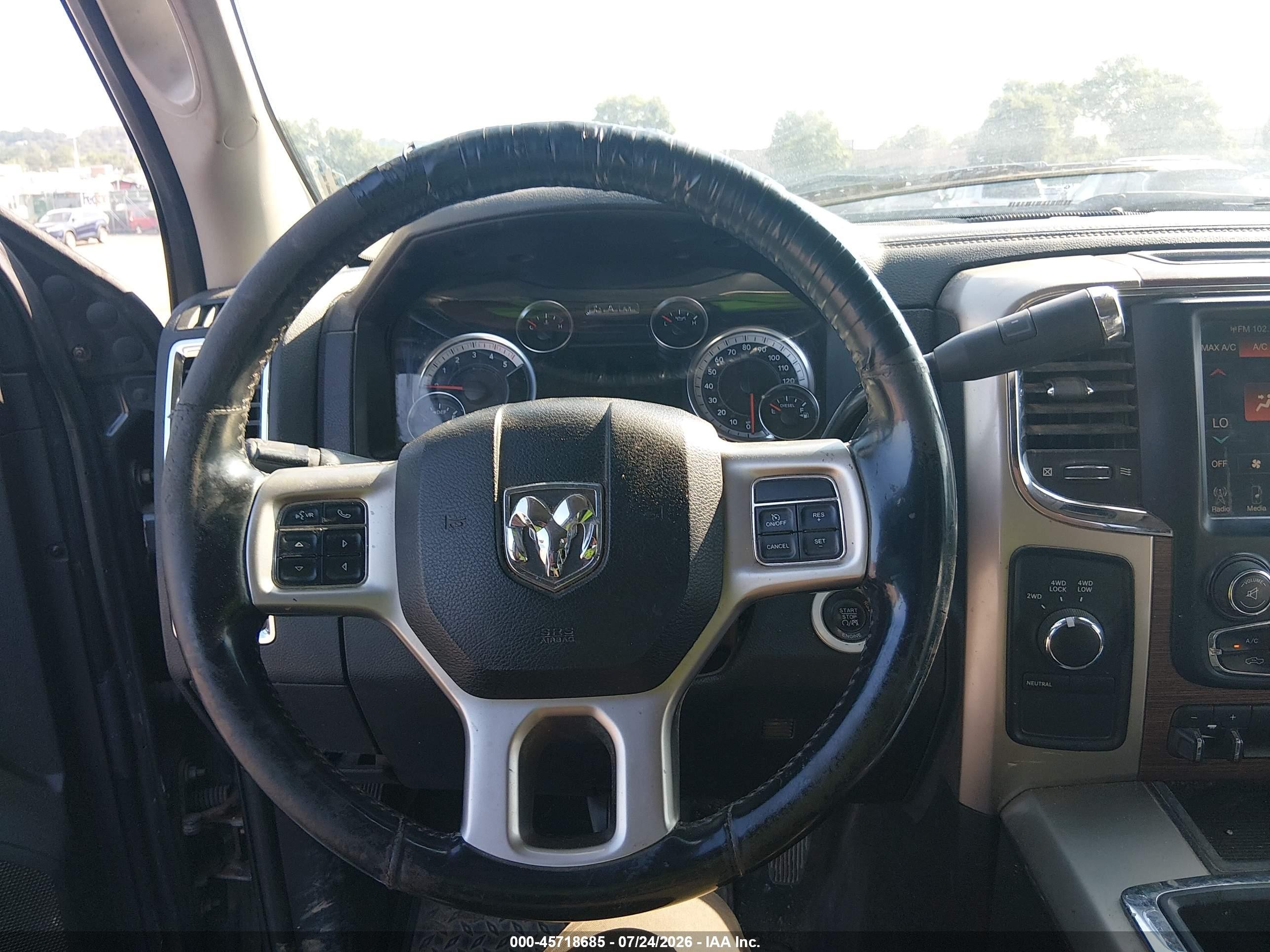 2013 Ram 2500 Laramie Blue vin: 3C6UR5KL3DG560454