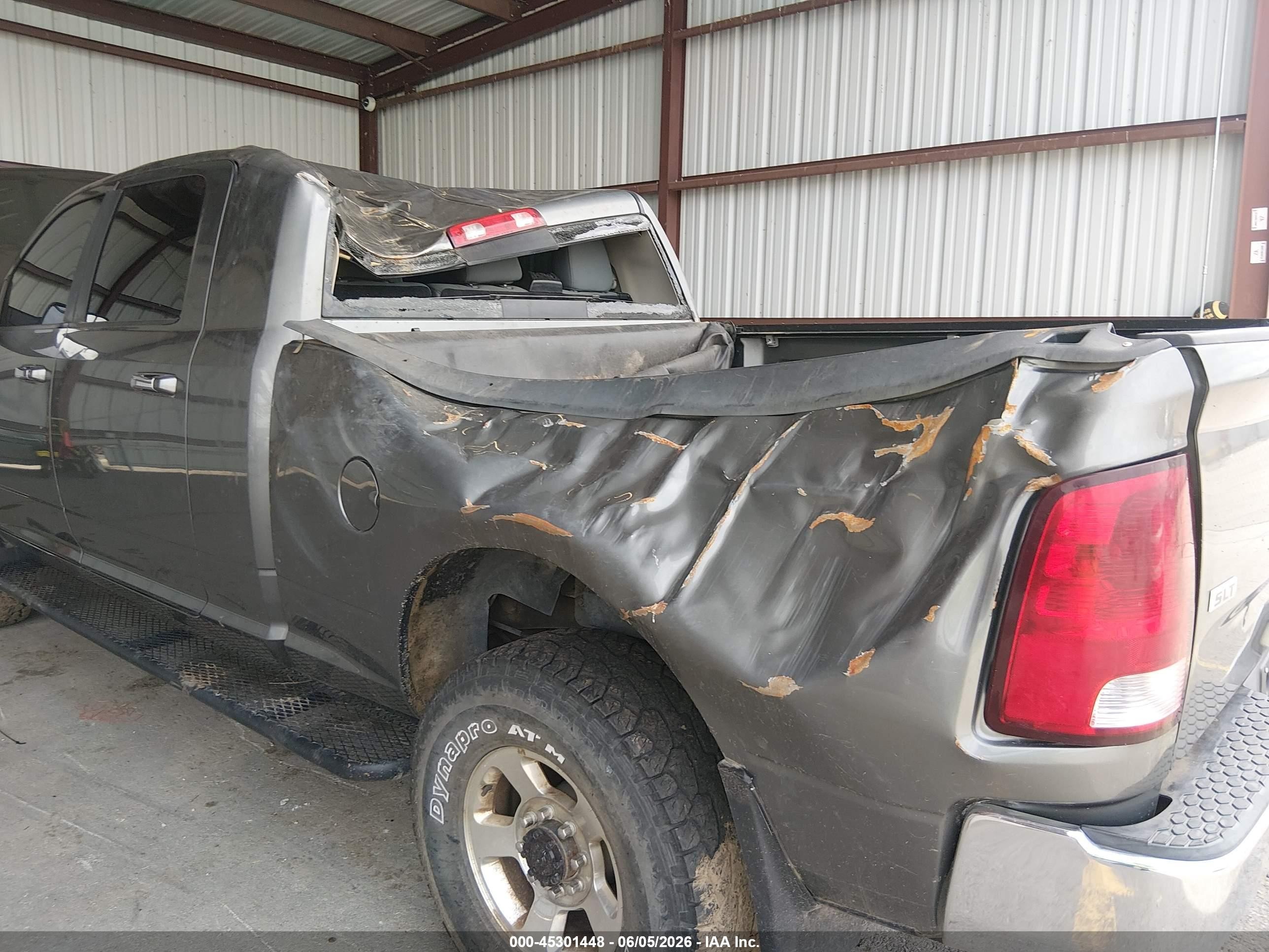 2013 Ram 2500 Slt Серый vin: 3C6UR5ML0DG572171