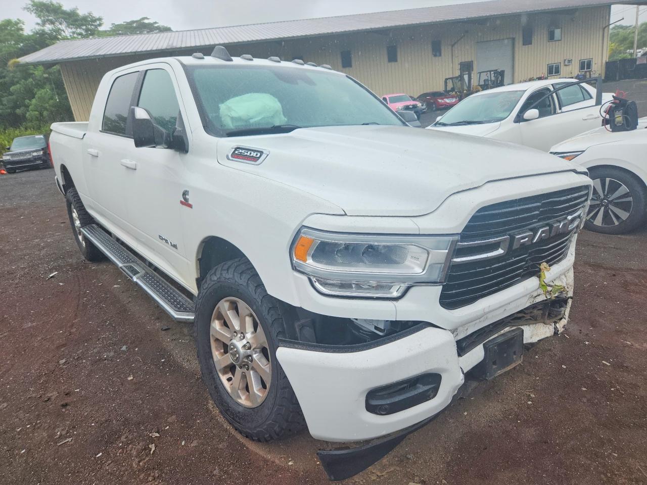 2019 Ram 2500 Big Horn White vin: 3C6UR5ML1KG566389