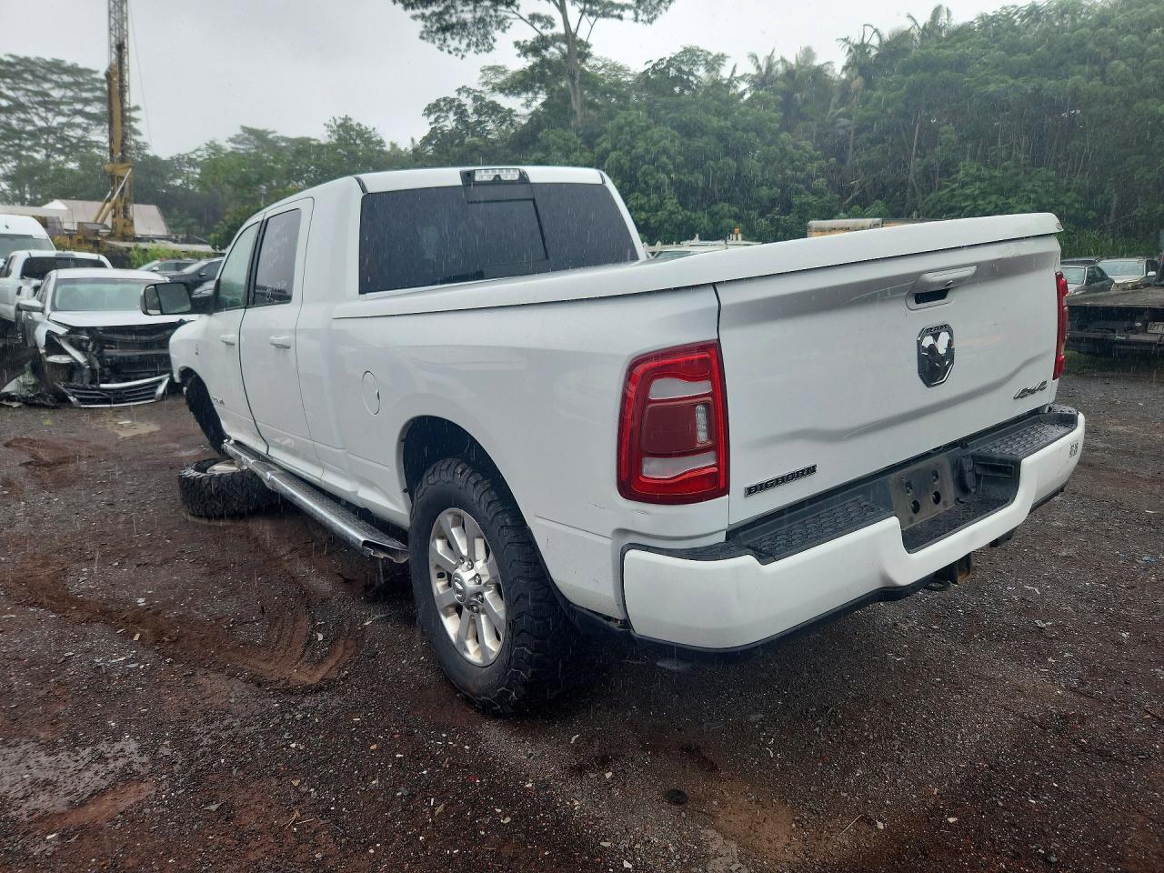 2019 Ram 2500 Big Horn White vin: 3C6UR5ML1KG566389