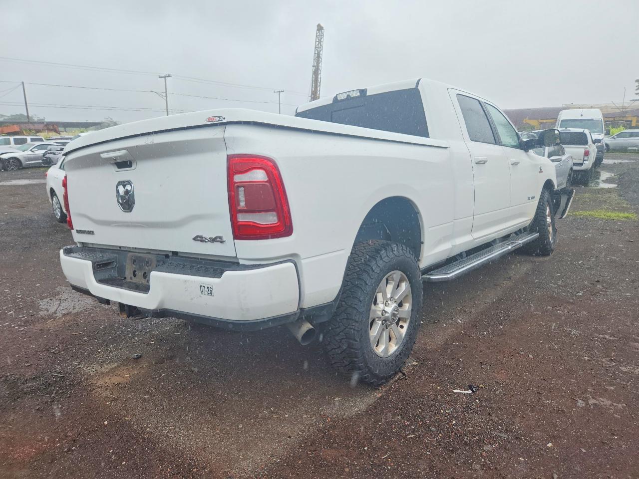 2019 Ram 2500 Big Horn White vin: 3C6UR5ML1KG566389