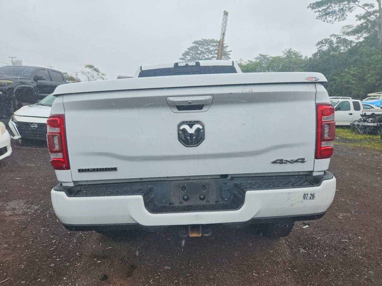 2019 Ram 2500 Big Horn White vin: 3C6UR5ML1KG566389