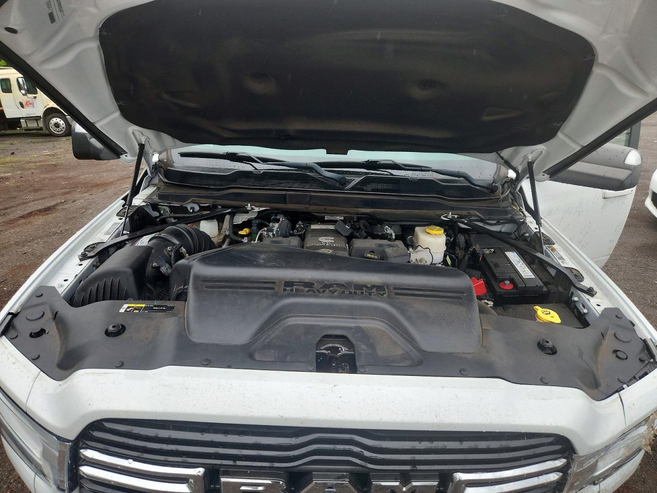 2019 Ram 2500 Big Horn White vin: 3C6UR5ML1KG566389