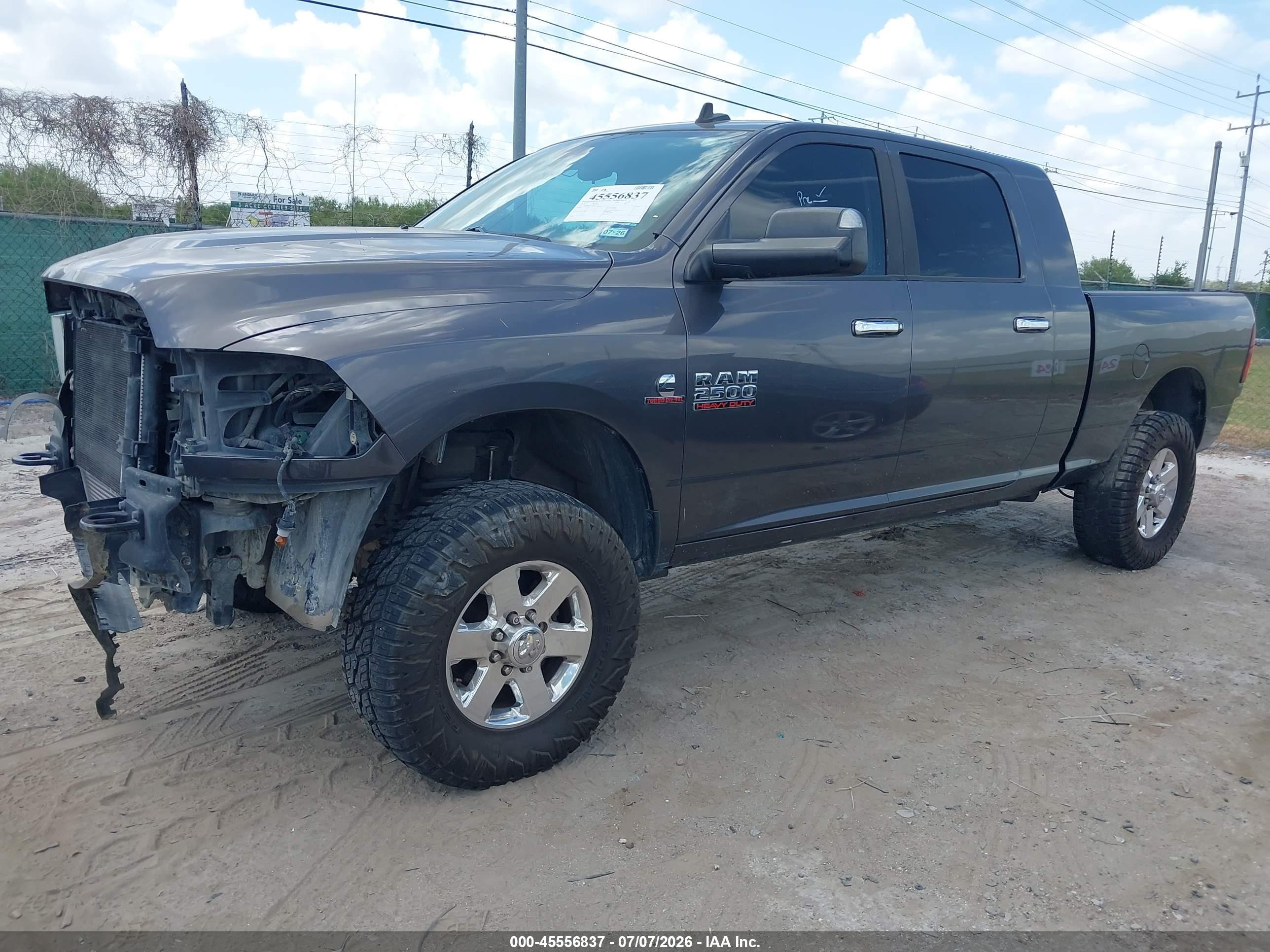 2014 Ram 2500 Lone Star Gray vin: 3C6UR5ML7EG292135