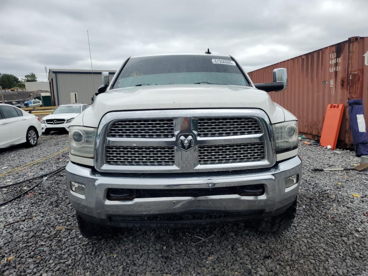 2013 Ram 2500 Laramie Белый vin: 3C6UR5NL1DG592444
