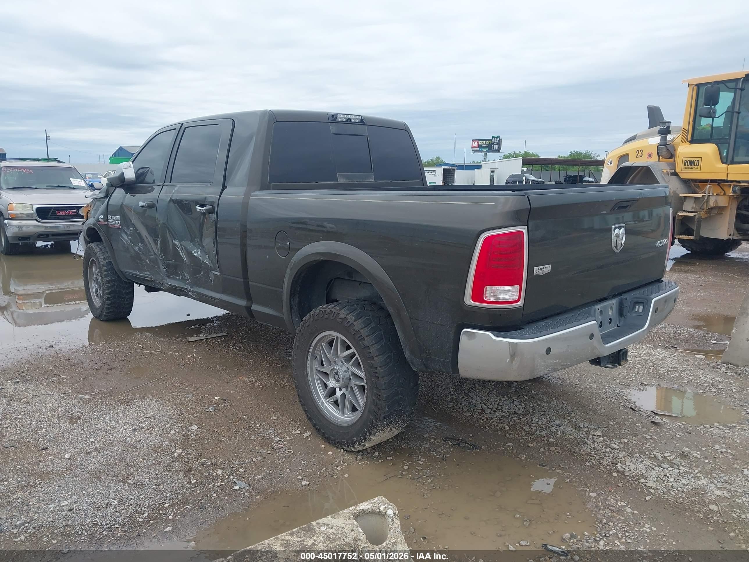 2014 Ram 2500 Laramie Brown vin: 3C6UR5NL2EG175058