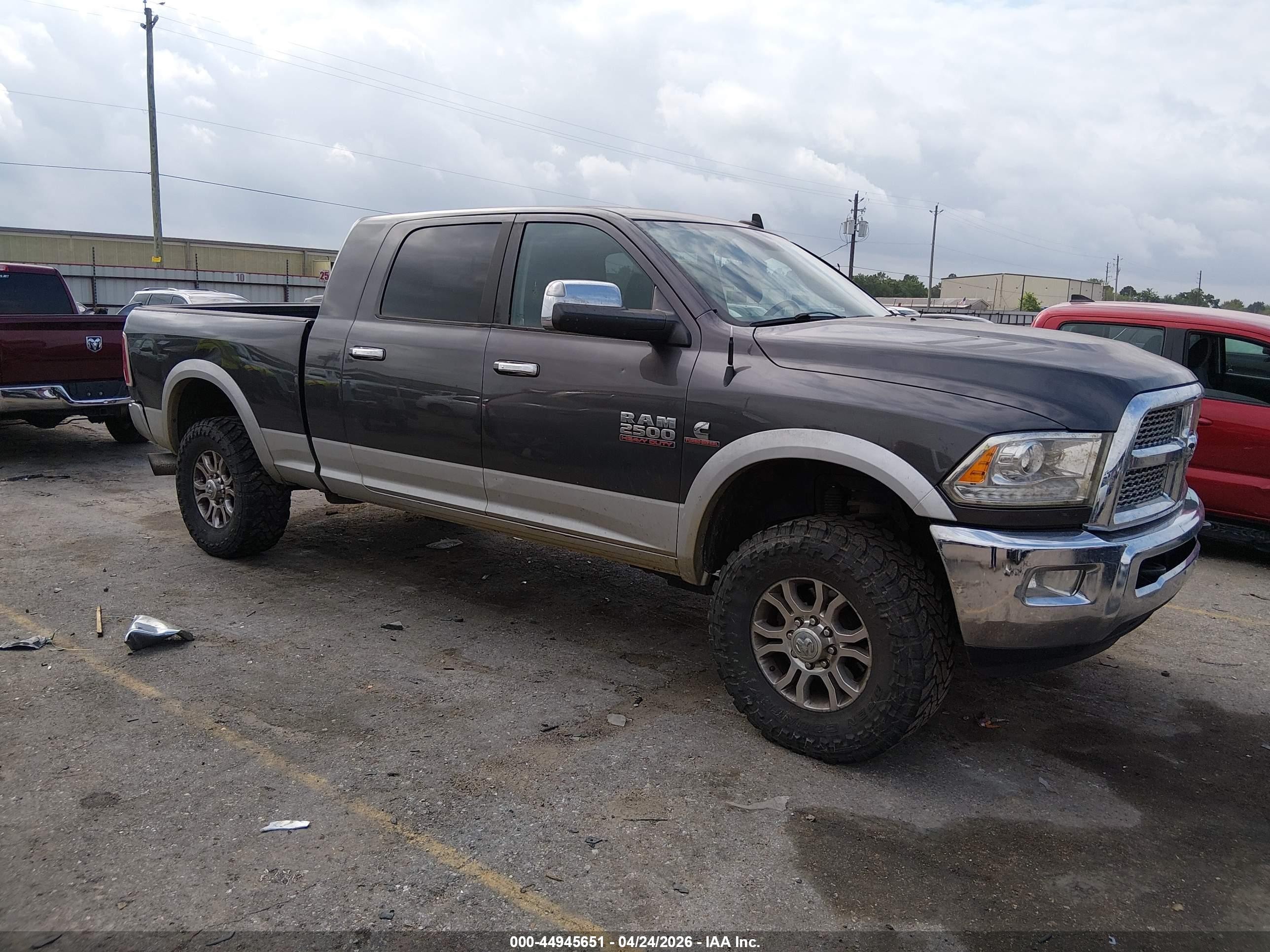 2014 Ram 2500 Laramie Gray vin: 3C6UR5NL5EG195272