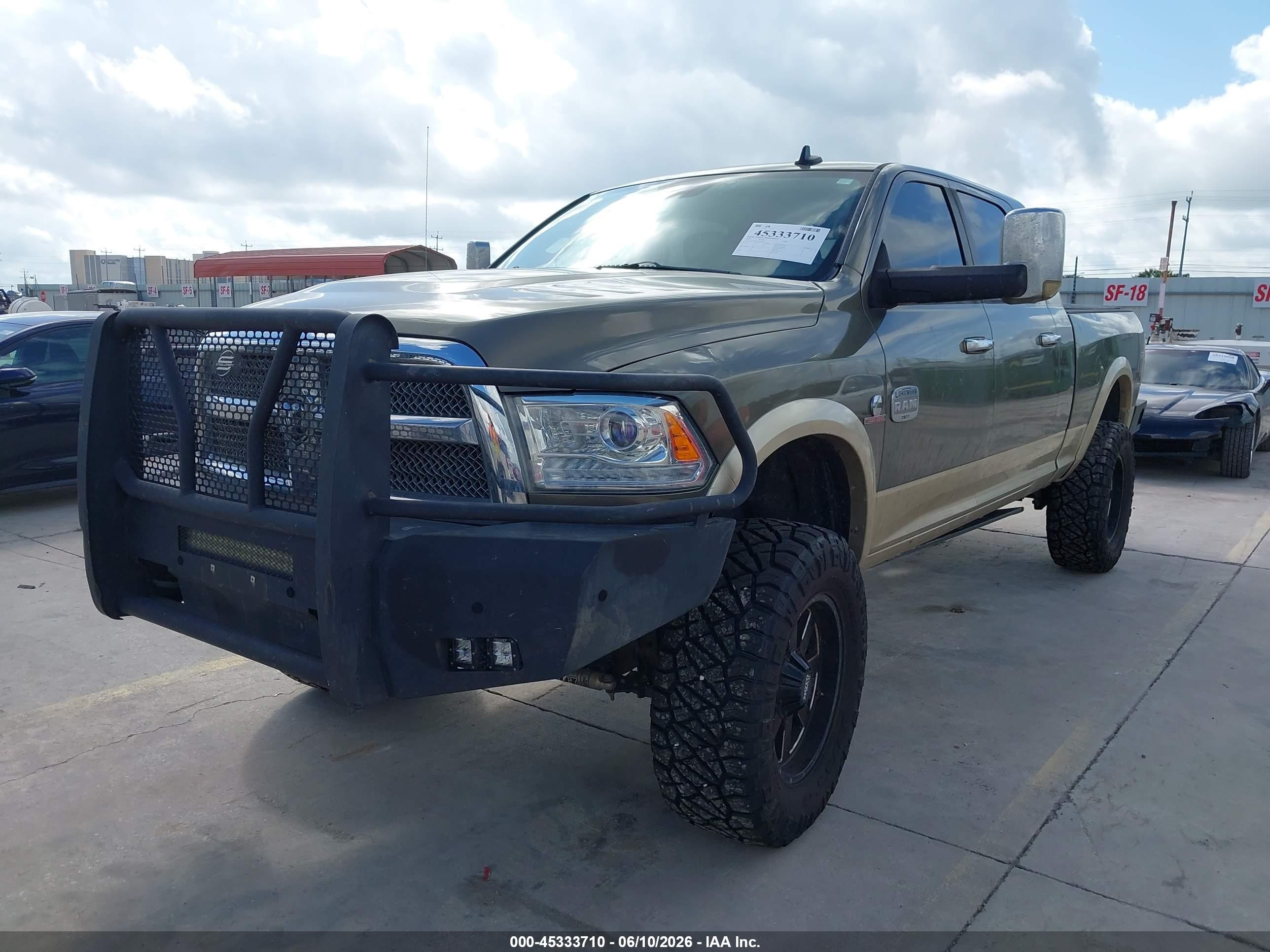 2014 Ram 2500 Longhorn Gray vin: 3C6UR5PL4EG244717
