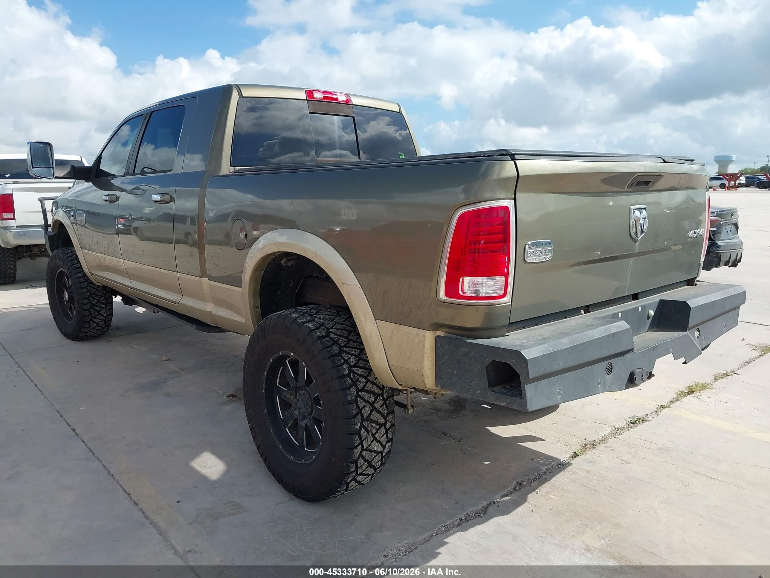 2014 Ram 2500 Longhorn Gray vin: 3C6UR5PL4EG244717