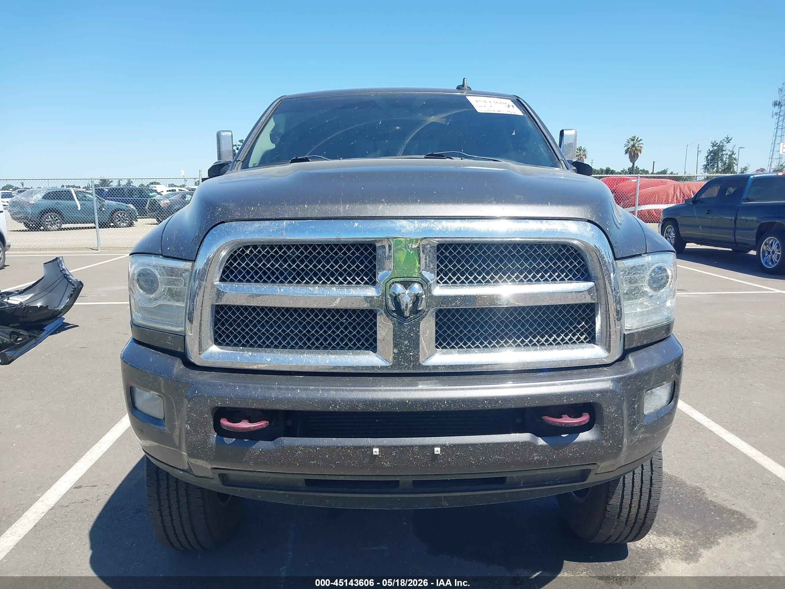 2014 Ram 2500 Longhorn Limited Серый vin: 3C6UR5PL4EG315284