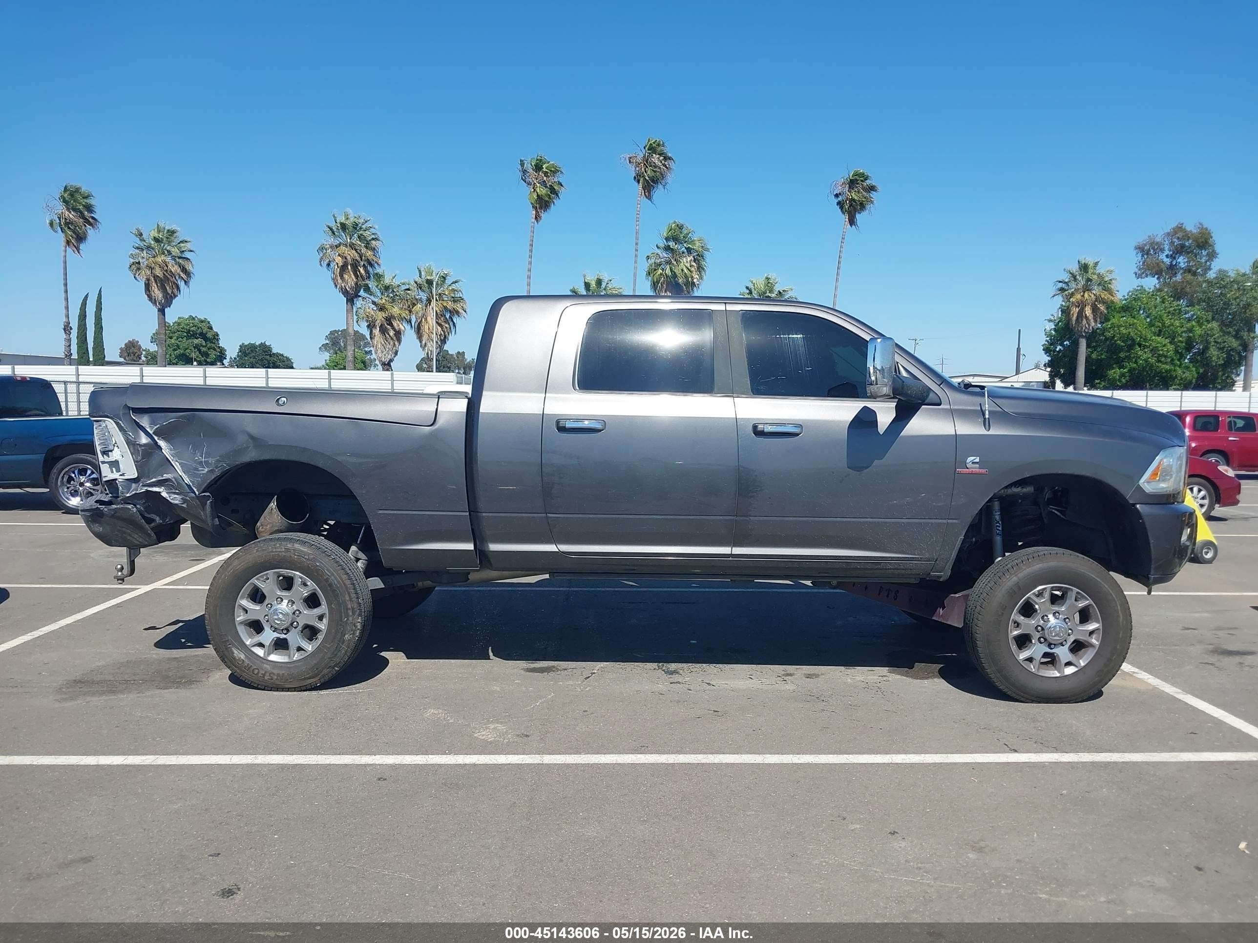 2014 Ram 2500 Longhorn Limited Серый vin: 3C6UR5PL4EG315284