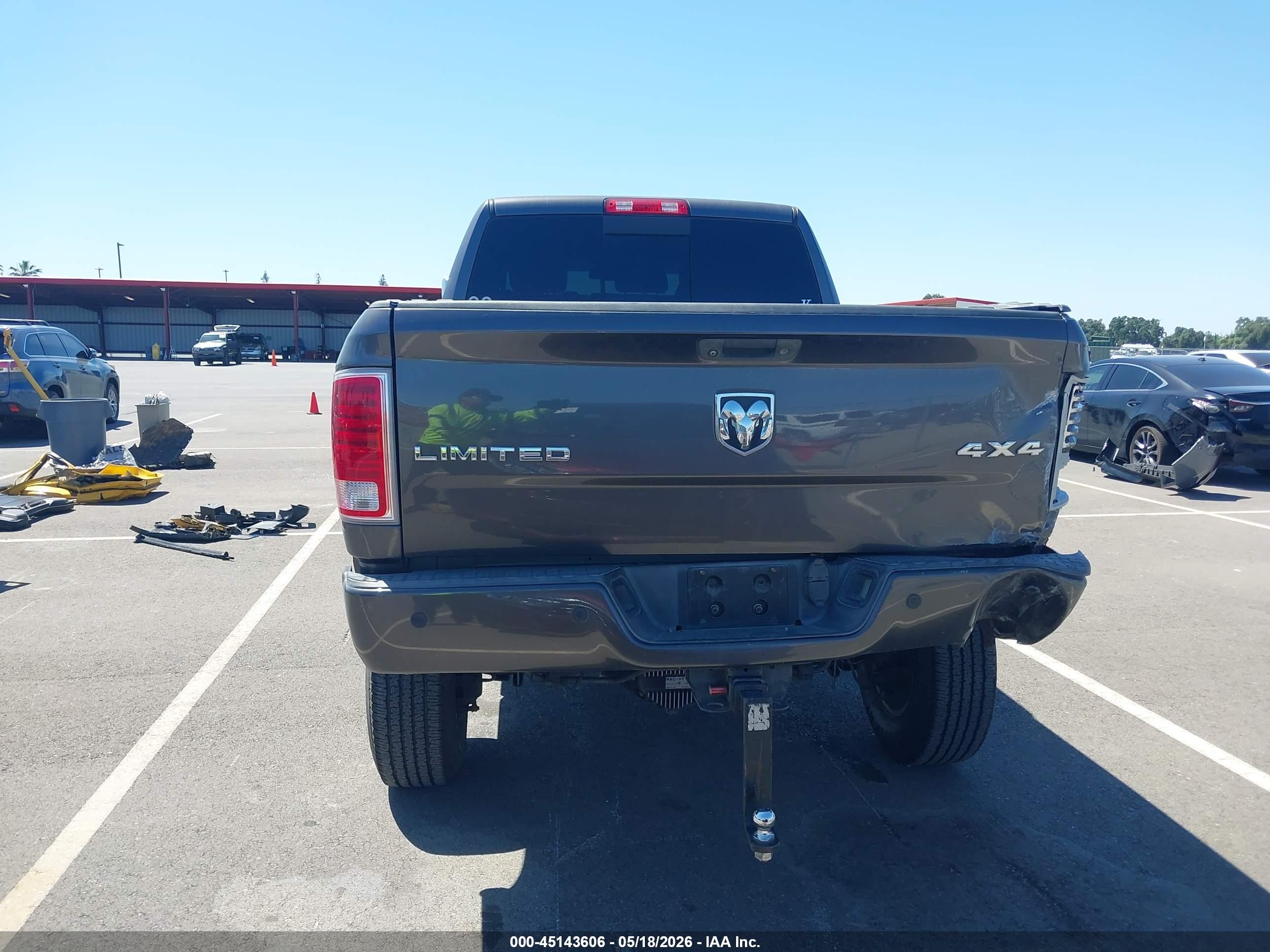 2014 Ram 2500 Longhorn Limited Серый vin: 3C6UR5PL4EG315284