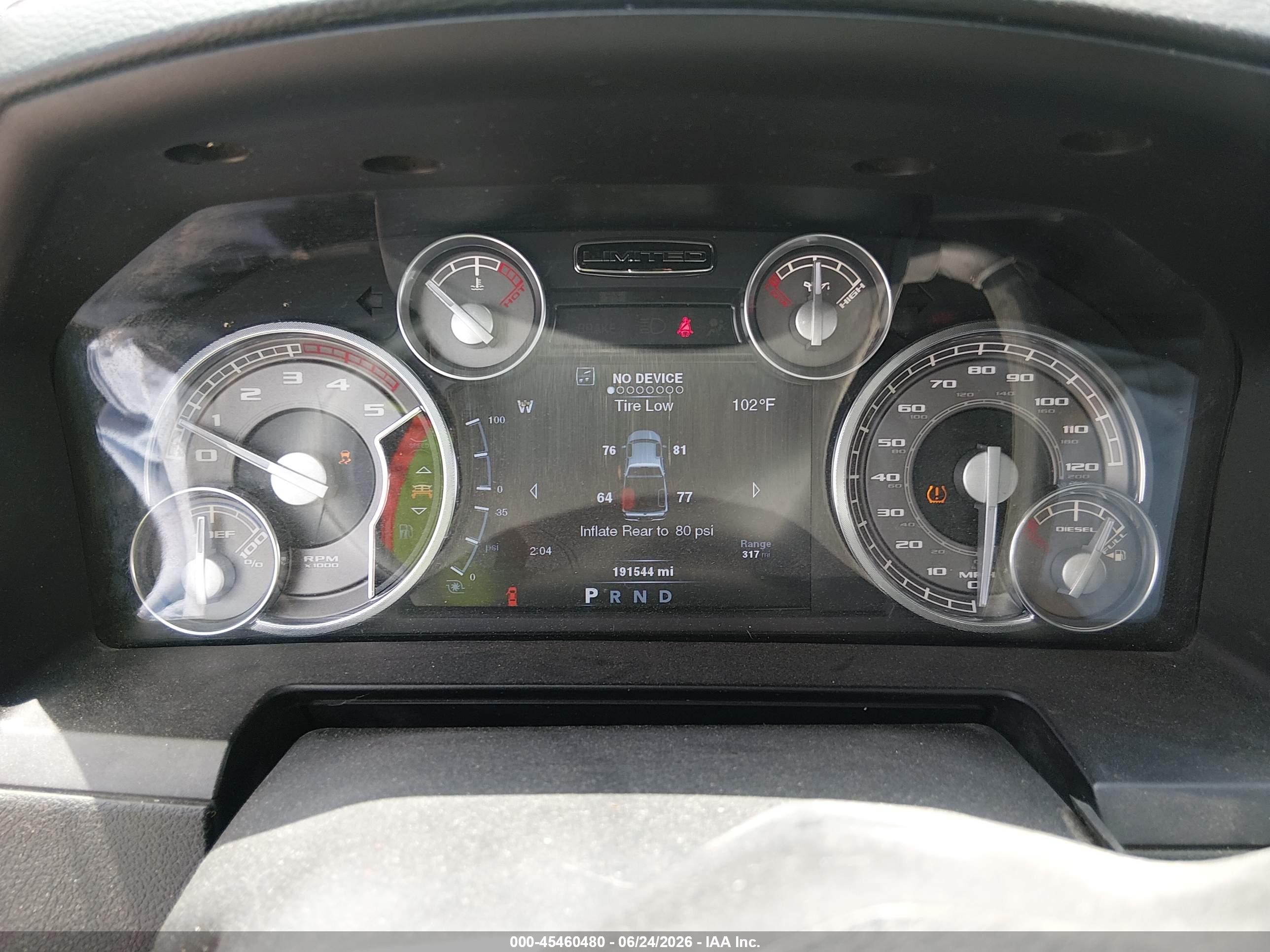 2014 Ram 2500 Longhorn Limited Black vin: 3C6UR5PL5EG320882