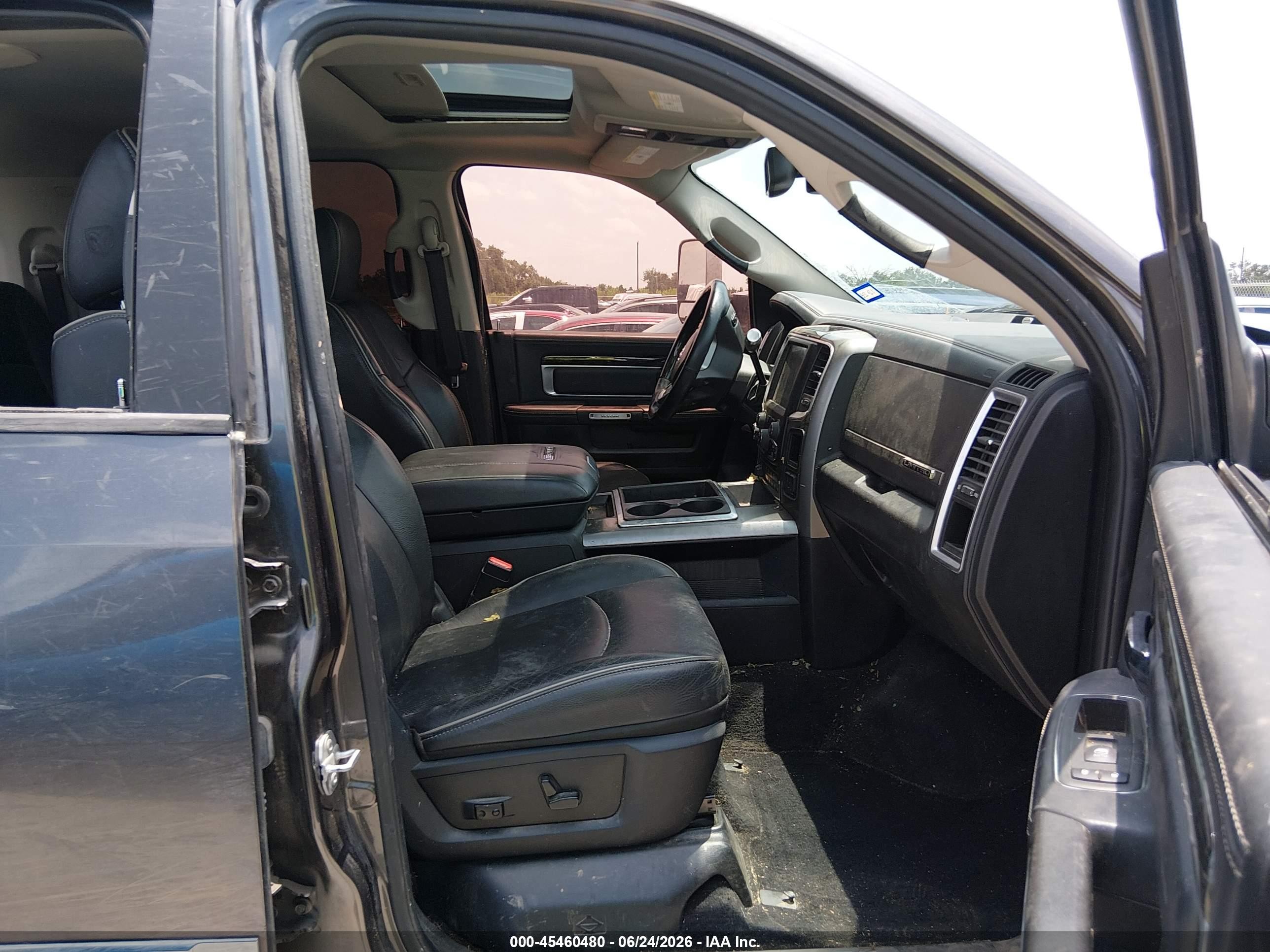 2014 Ram 2500 Longhorn Limited Black vin: 3C6UR5PL5EG320882