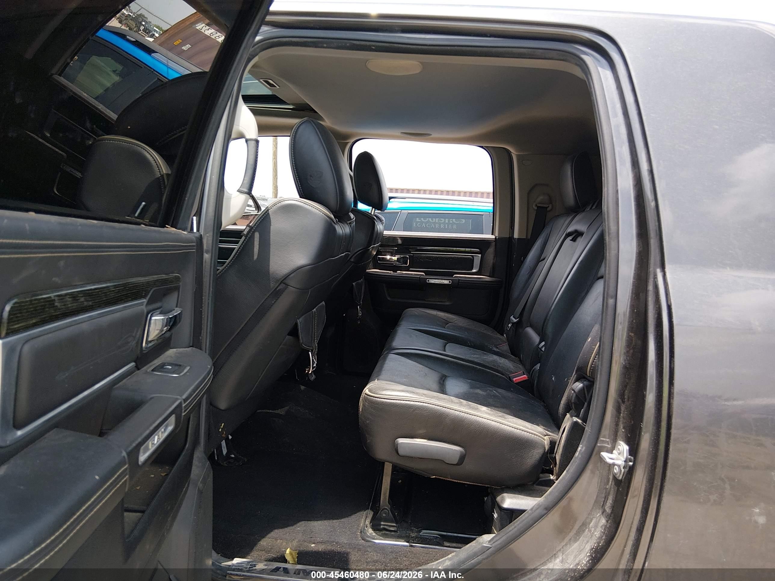 2014 Ram 2500 Longhorn Limited Black vin: 3C6UR5PL5EG320882