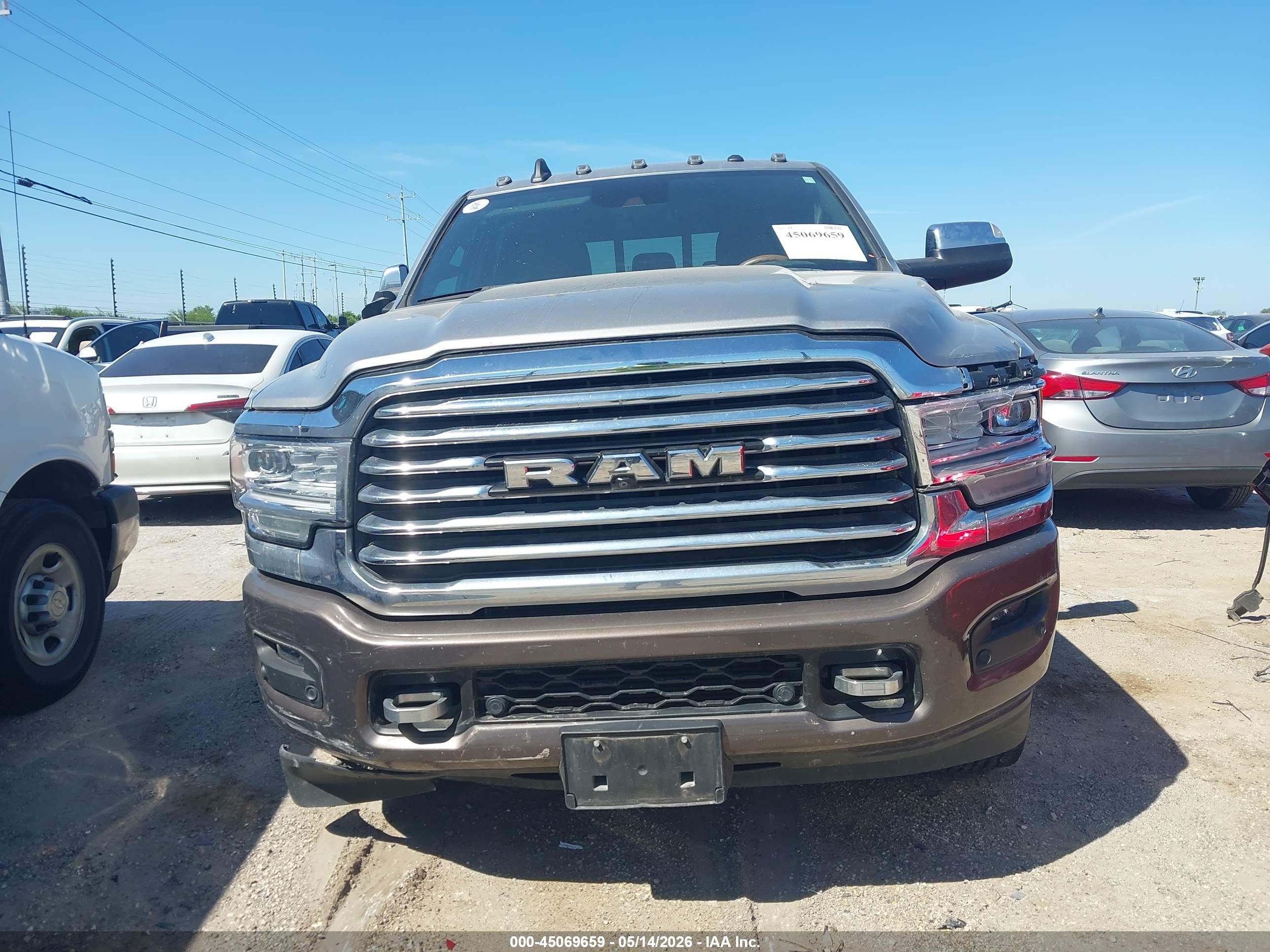 2022 Ram 2500 Limited Longhorn  4x4 6'4 Box Silver vin: 3C6UR5PL7NG183346