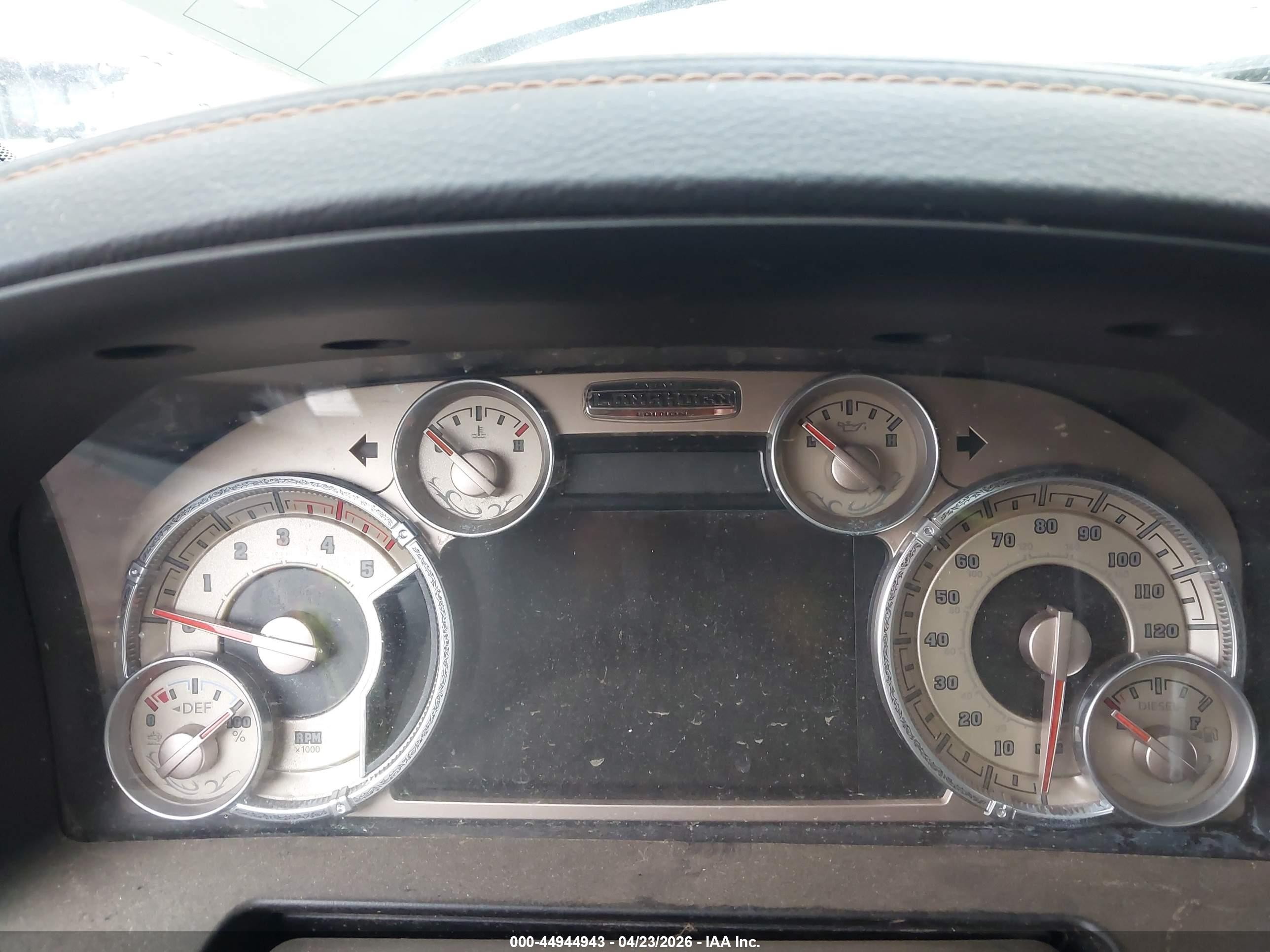 2015 Ram 2500 Longhorn Серый vin: 3C6UR5PLXFG695409