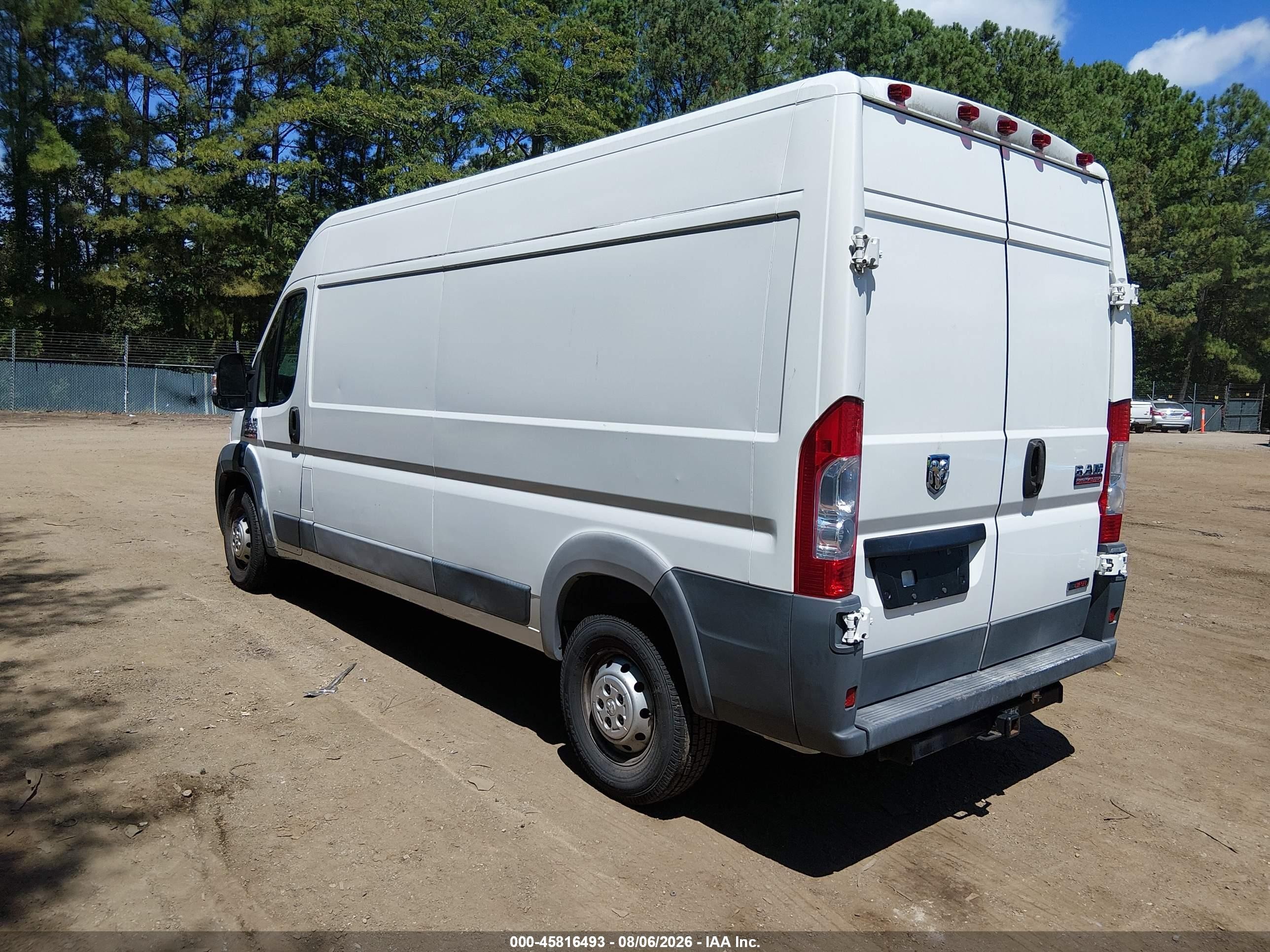 2014 Ram Promaster 3500 High Roof Белый vin: 3C6URVHD0EE122746