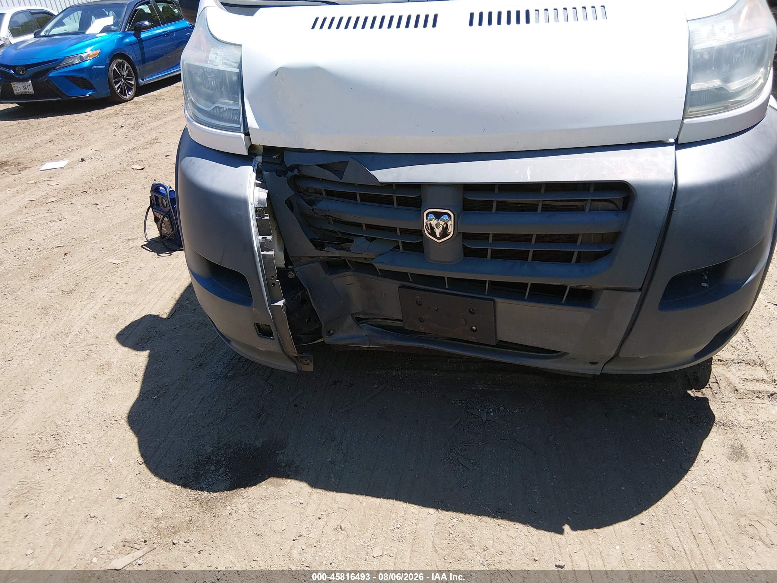 2014 Ram Promaster 3500 High Roof Белый vin: 3C6URVHD0EE122746