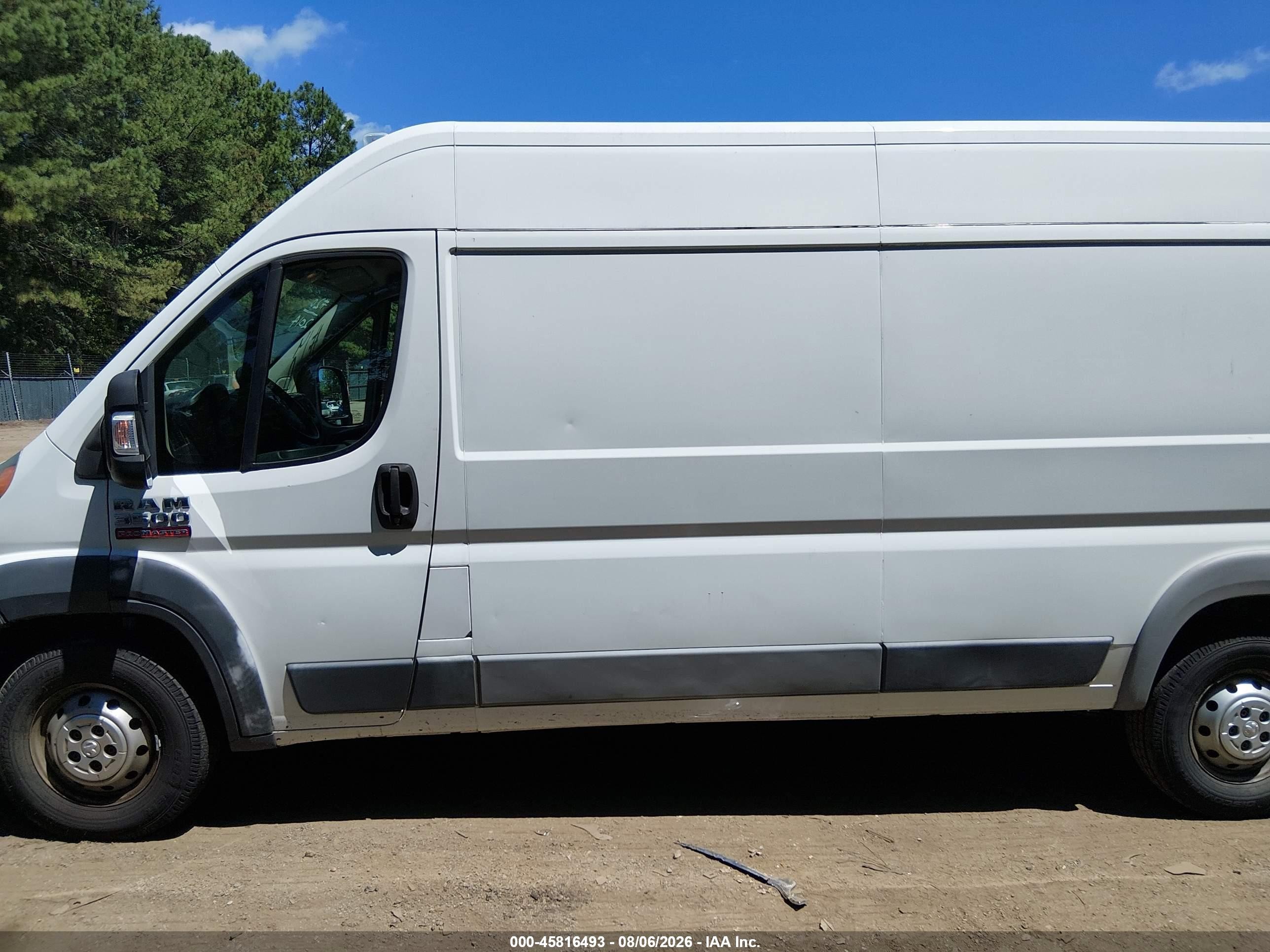 2014 Ram Promaster 3500 High Roof Белый vin: 3C6URVHD0EE122746