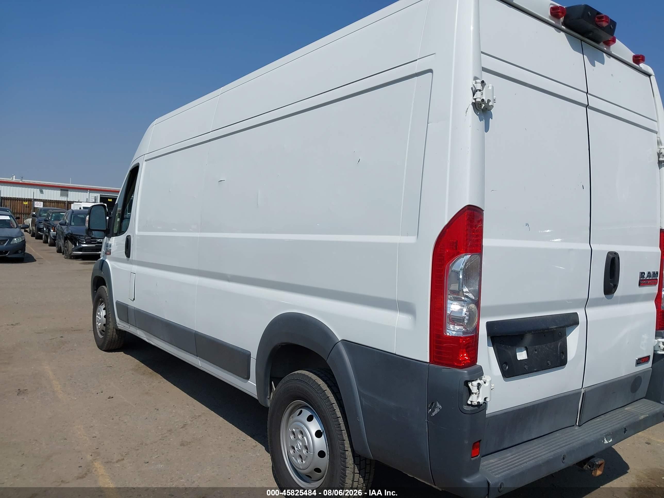 2015 Ram Promaster 3500 High Roof Белый vin: 3C6URVHD9FE510480