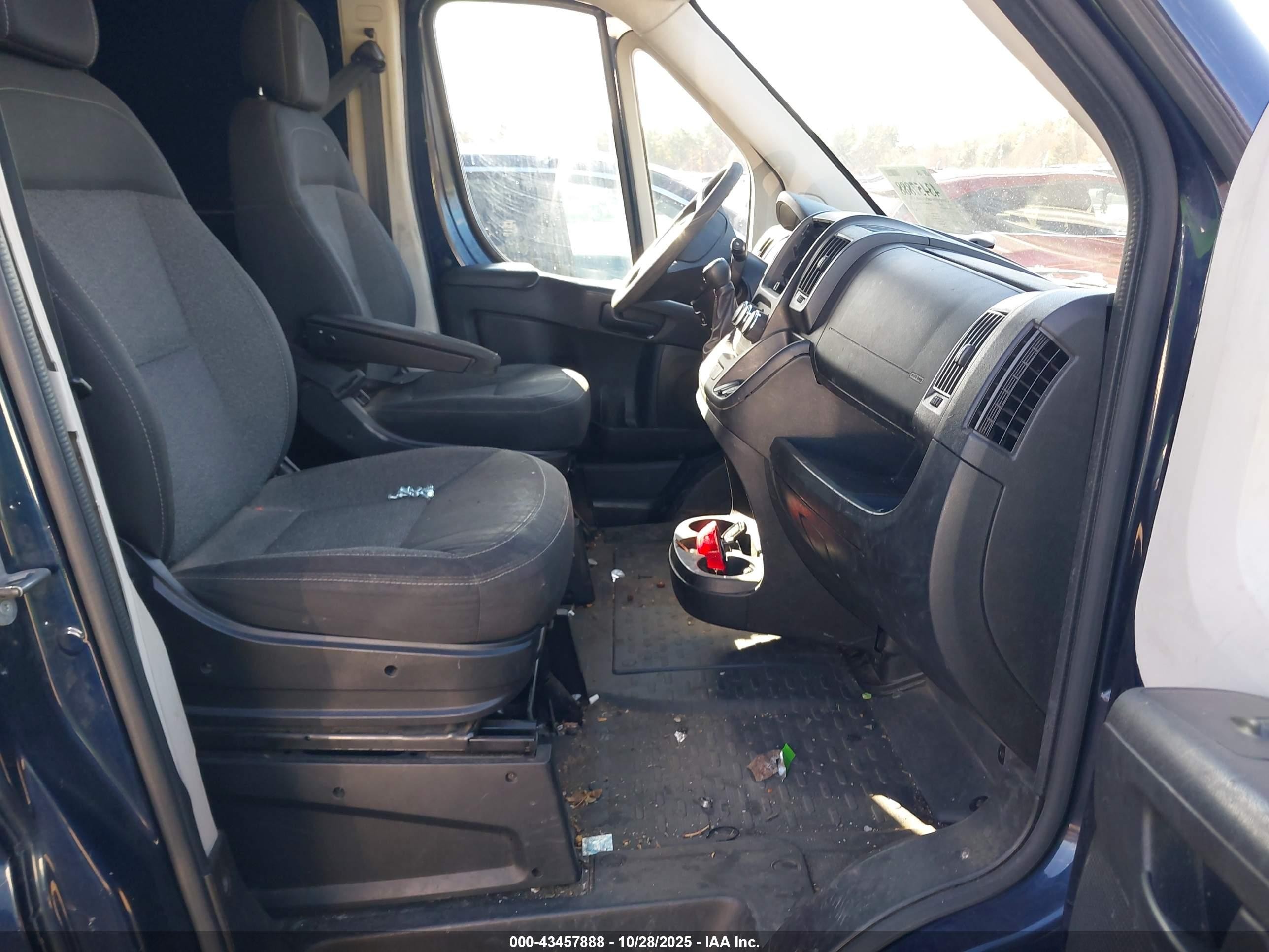2015 Ram Promaster 3500 High Roof Blue vin: 3C6URVHG0FE520499