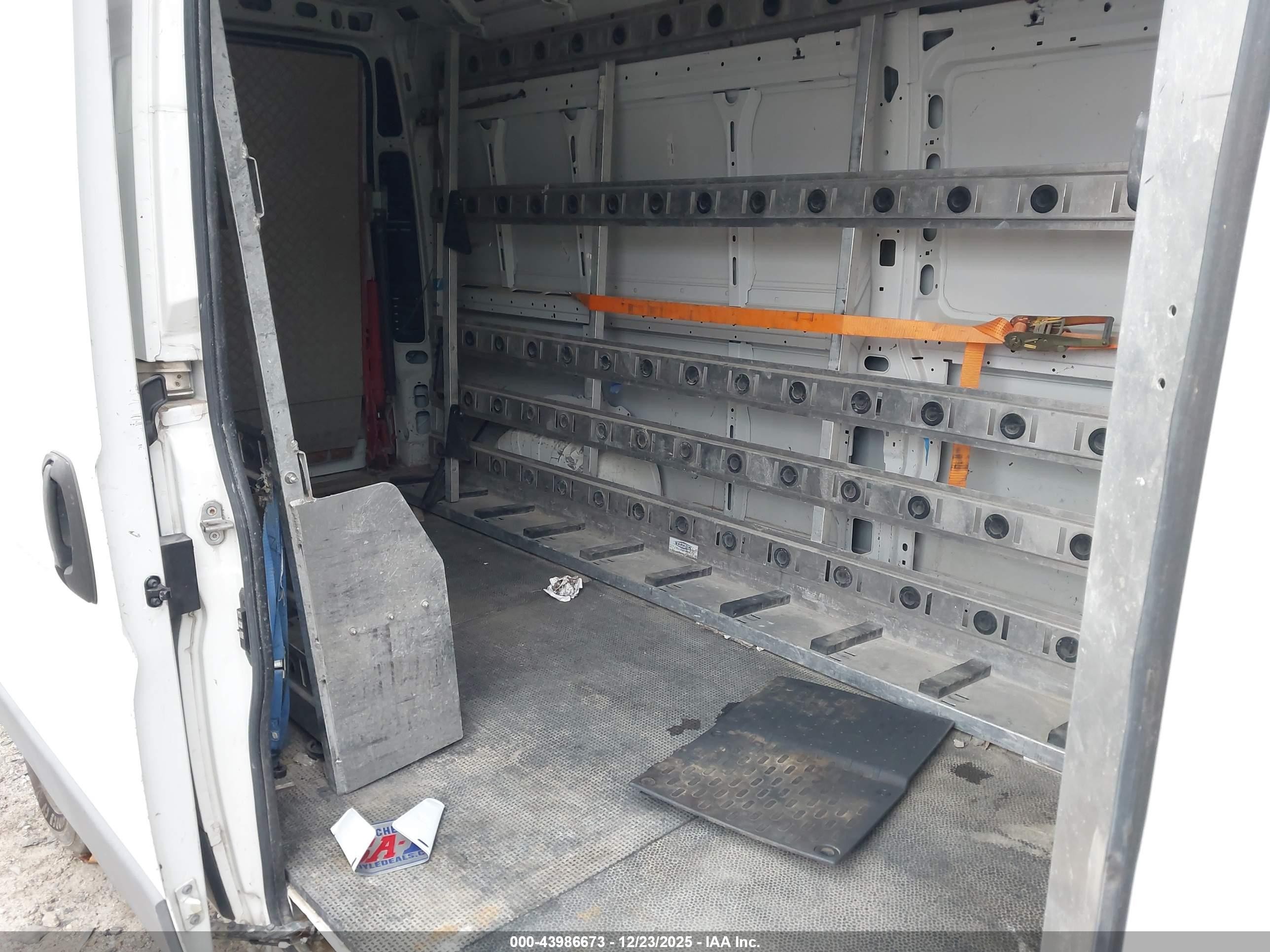 2015 Ram Promaster 3500 High Roof White vin: 3C6URVJD2FE500383