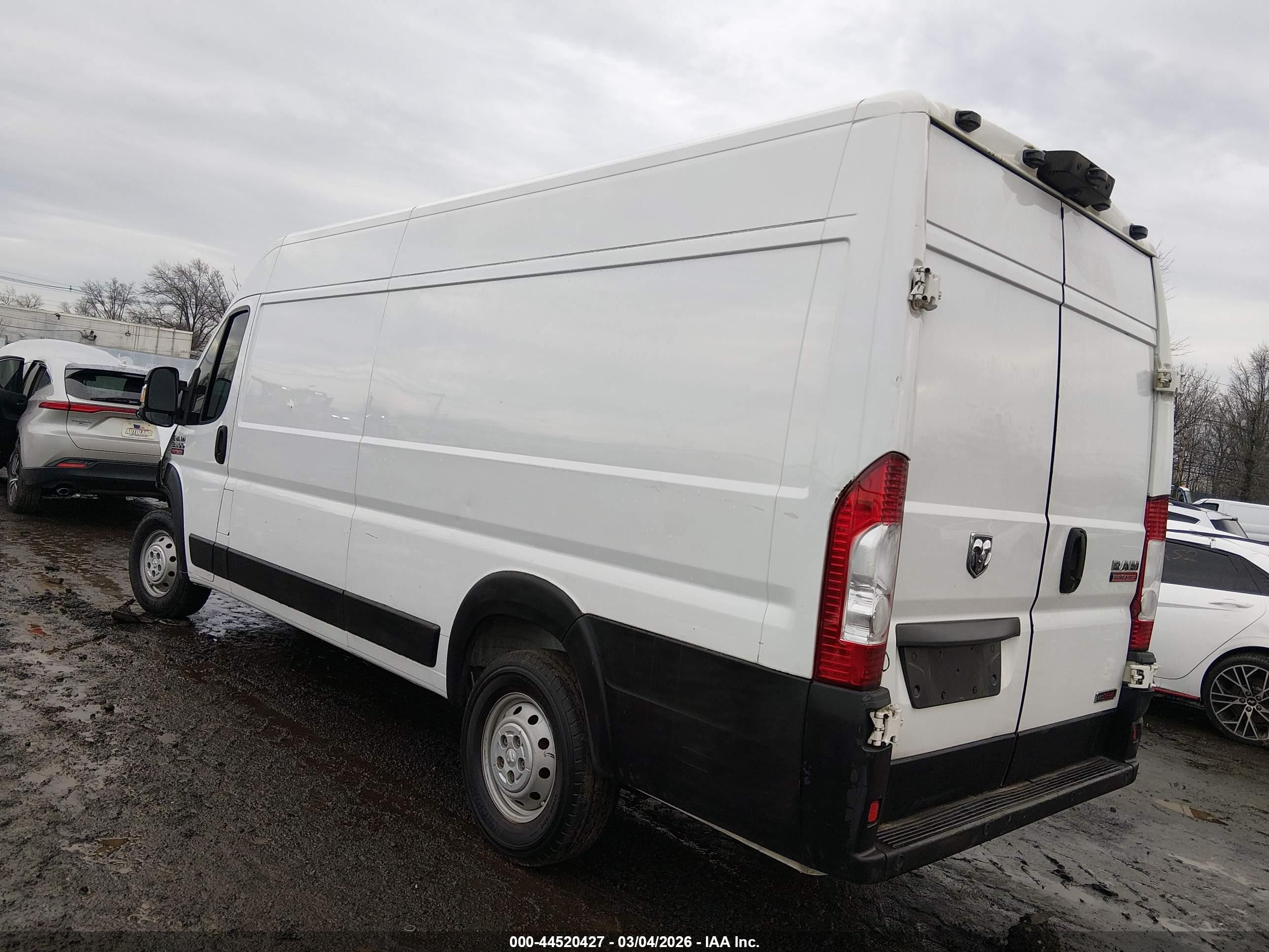 2015 Ram Promaster 3500 High Roof White vin: 3C6URVJD2FE504451