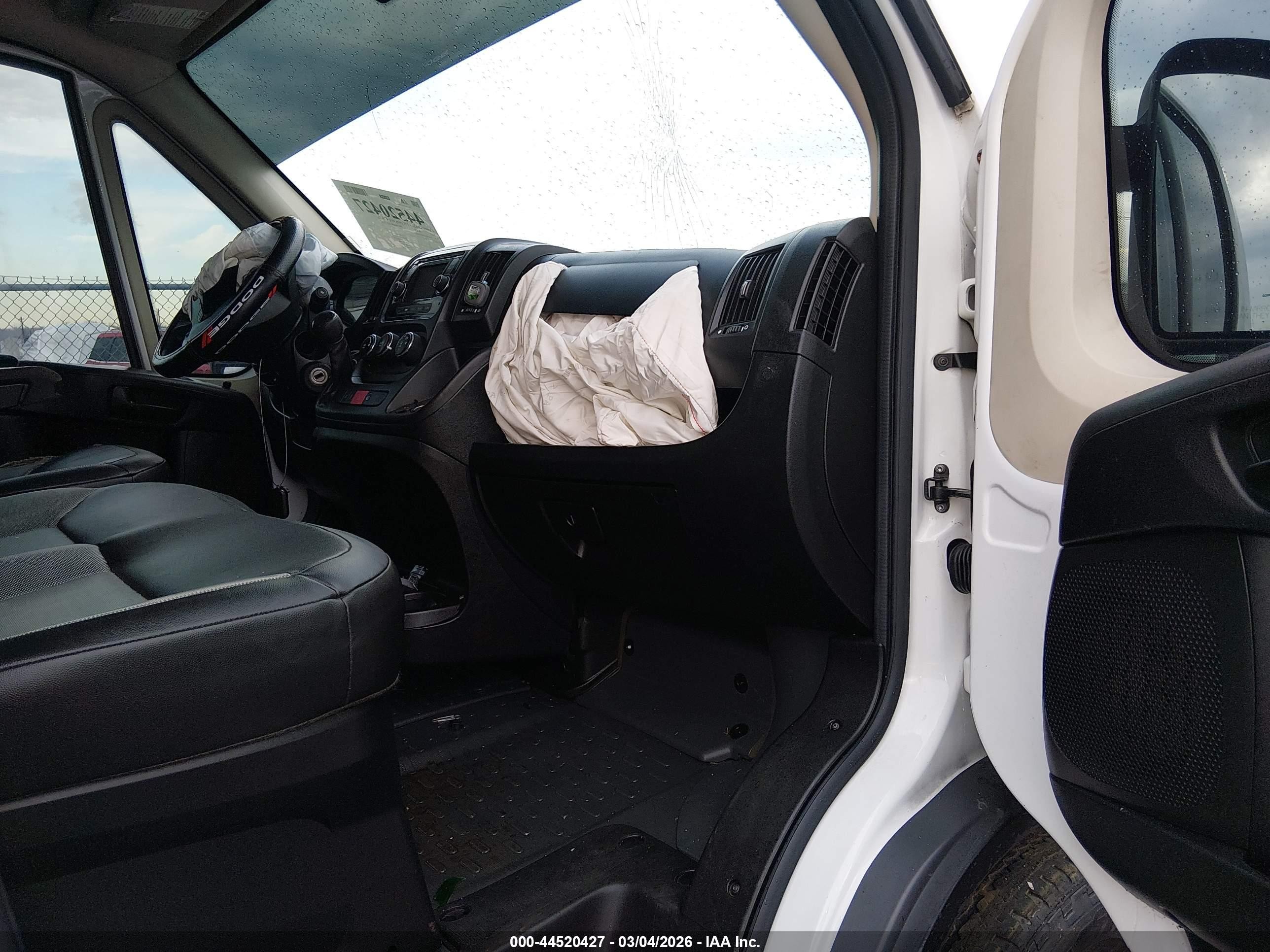 2015 Ram Promaster 3500 High Roof White vin: 3C6URVJD2FE504451
