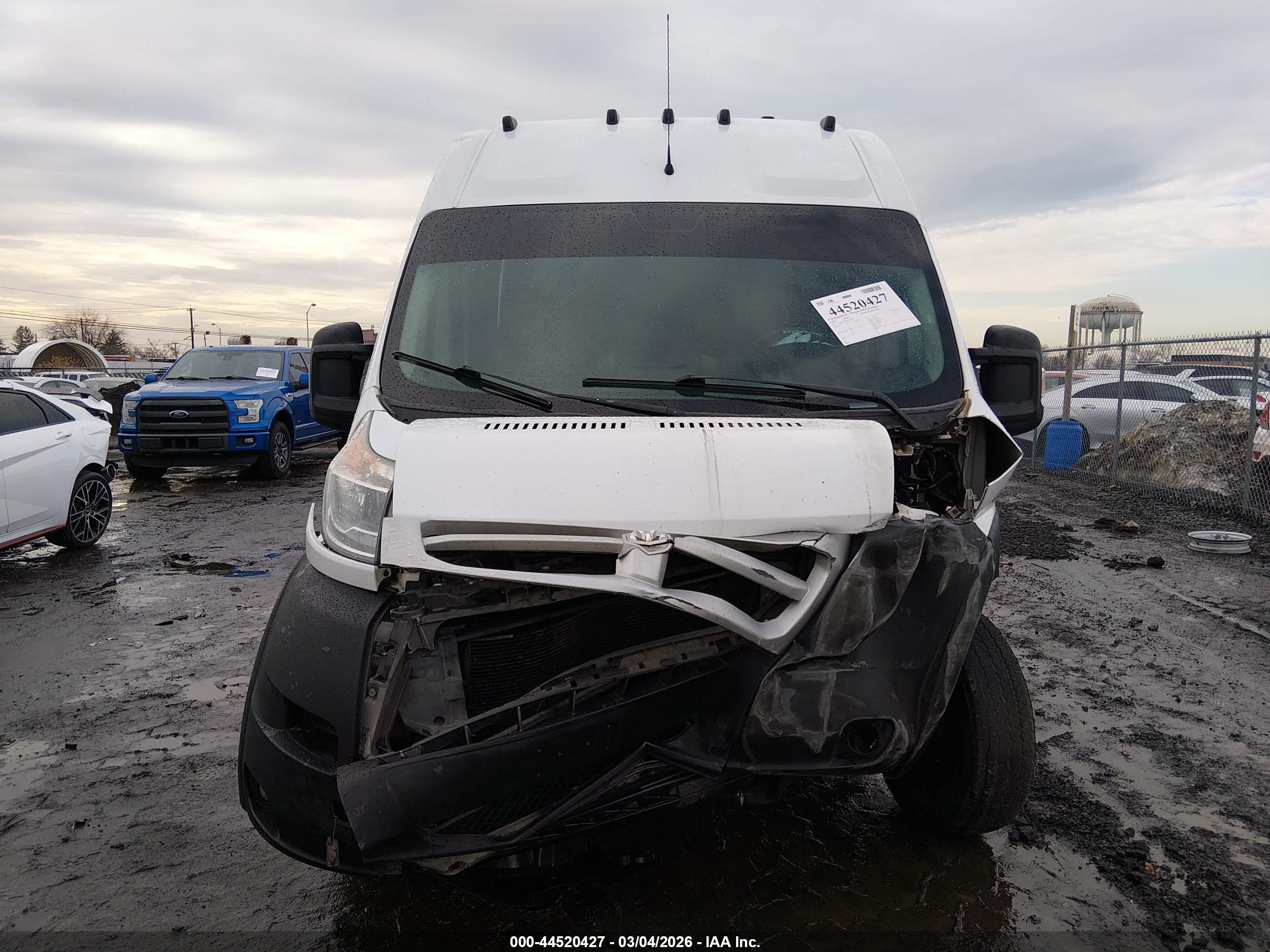 2015 Ram Promaster 3500 High Roof White vin: 3C6URVJD2FE504451