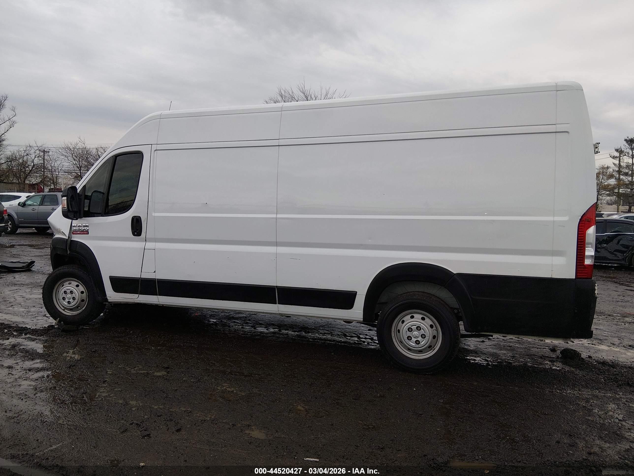 2015 Ram Promaster 3500 High Roof White vin: 3C6URVJD2FE504451
