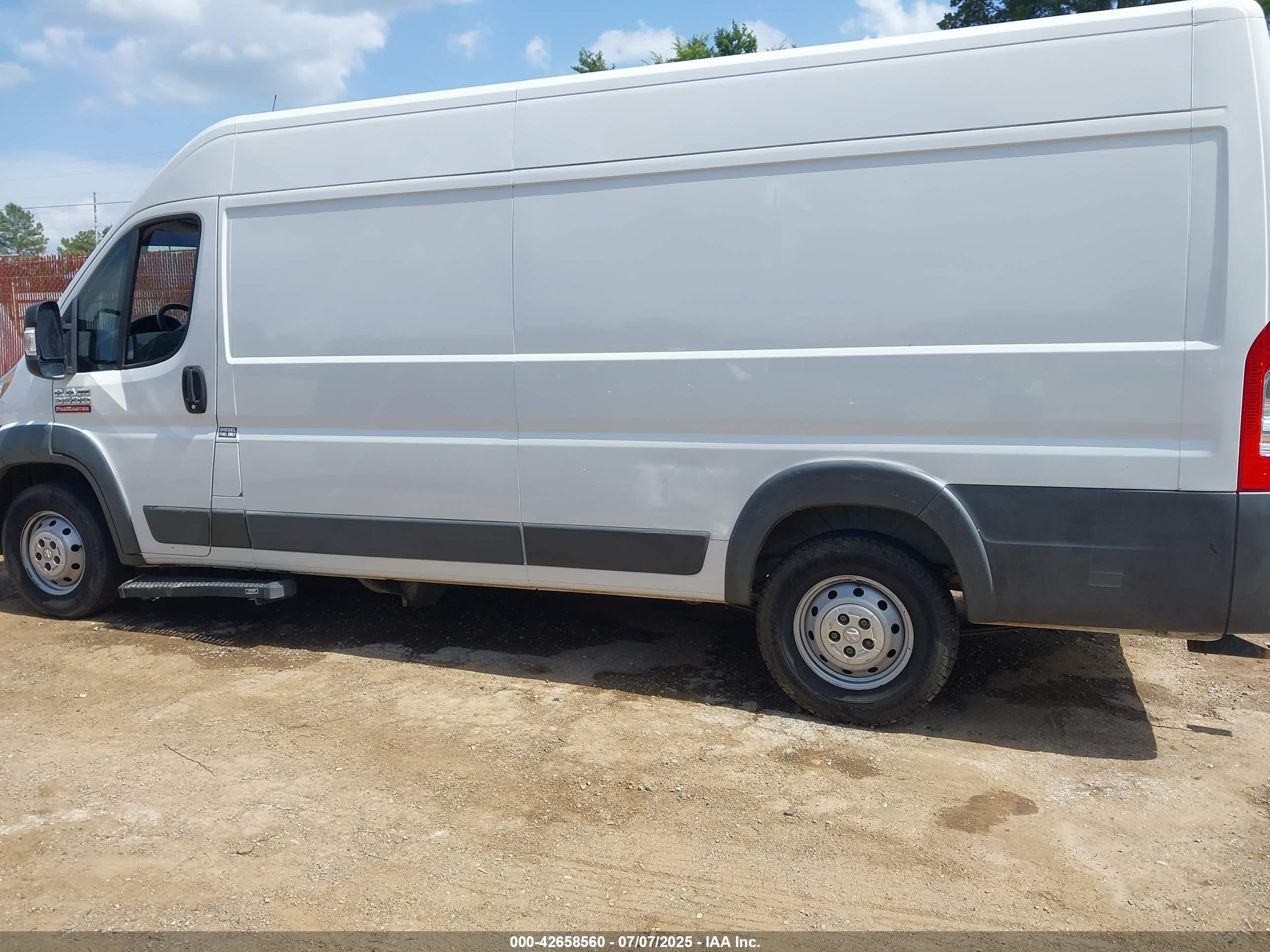 2015 Ram Promaster 3500 High Roof White vin: 3C6URVJD4FE511305